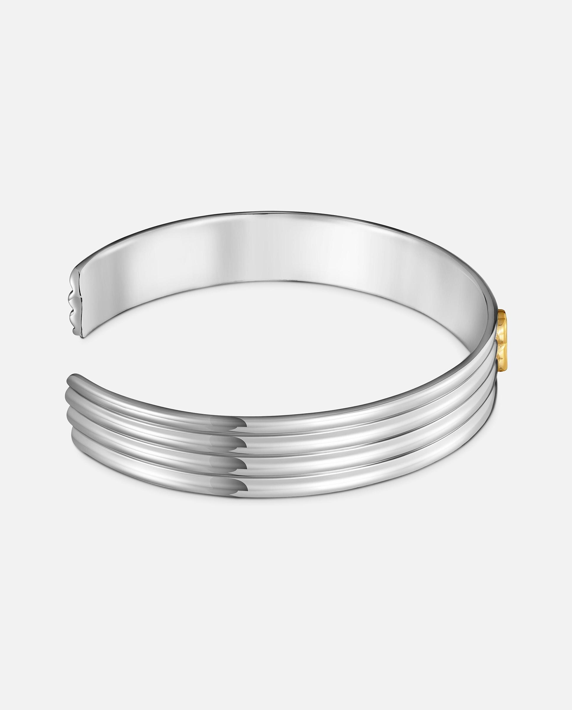 Brazalete de acero y oso bicolor 9 mm tous galia - Bicolor Bicolor-2