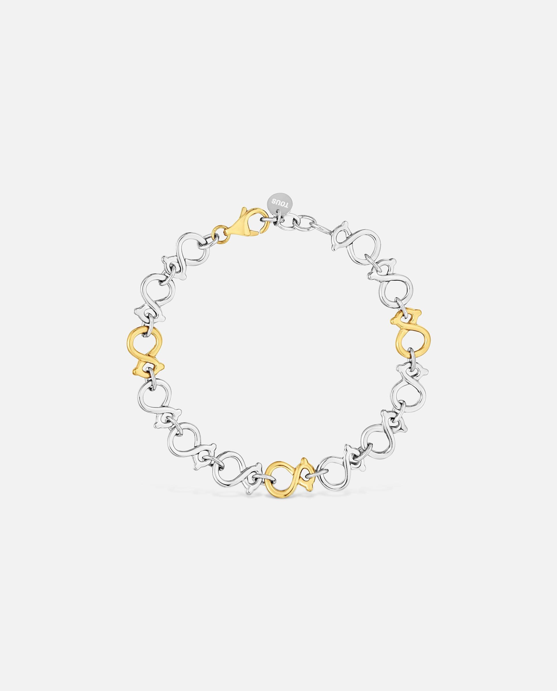 Pulsera de cadena de acero tous infinity - Bicolor Bicolor-2