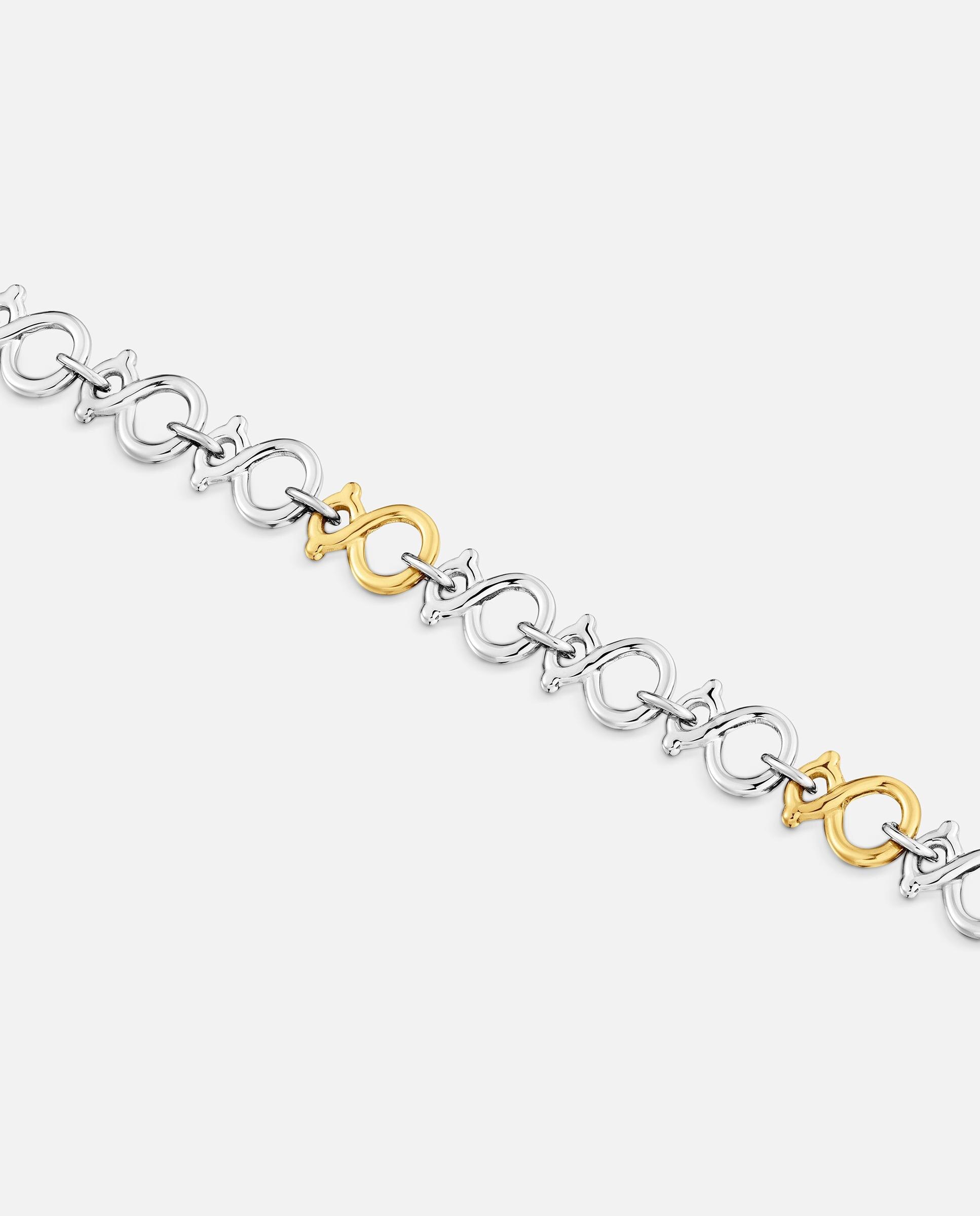 Pulsera de cadena de acero tous infinity - Bicolor Bicolor-3