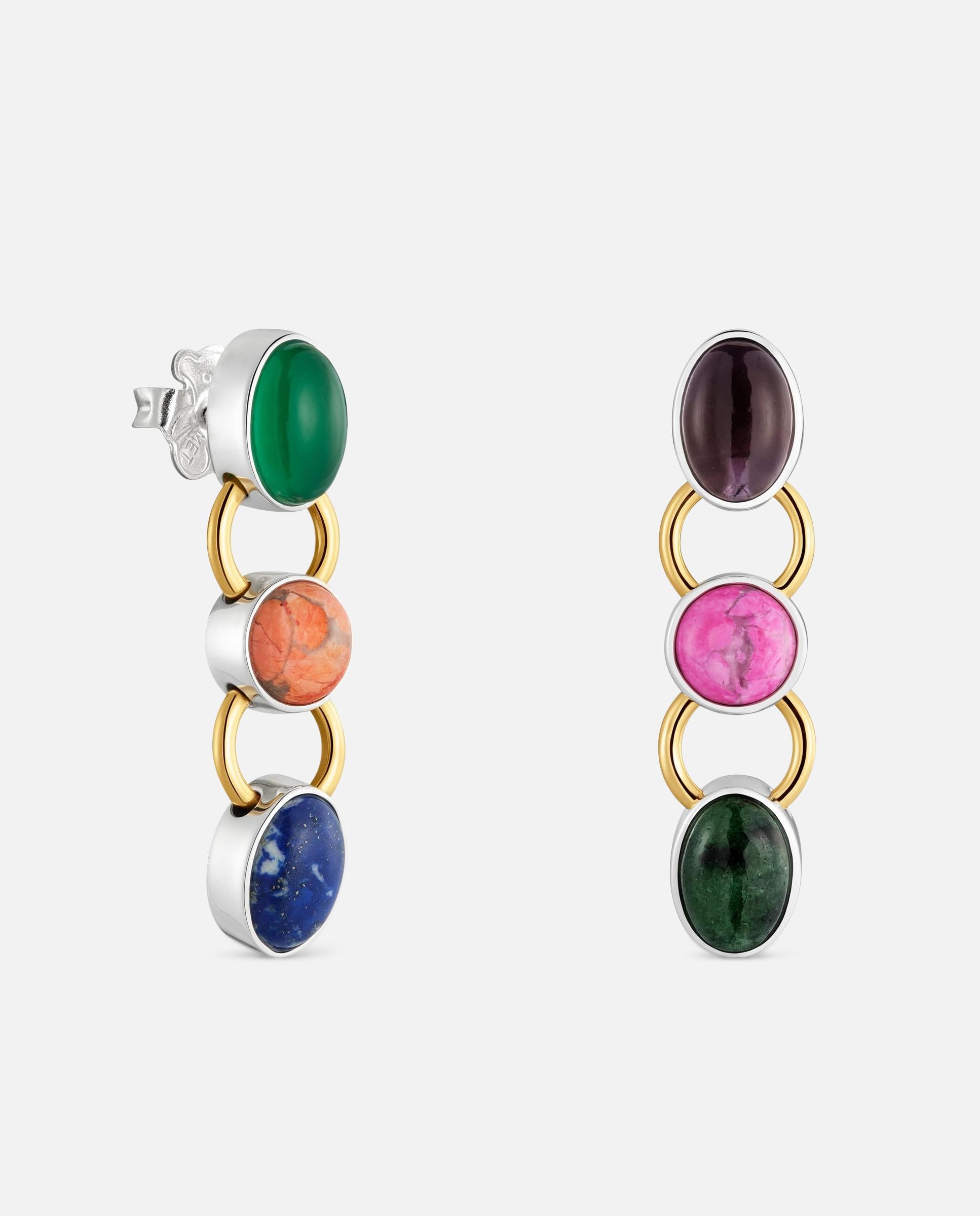 Pendientes bicolor l con gemas tous gem power - Multicolor Multicolor-1