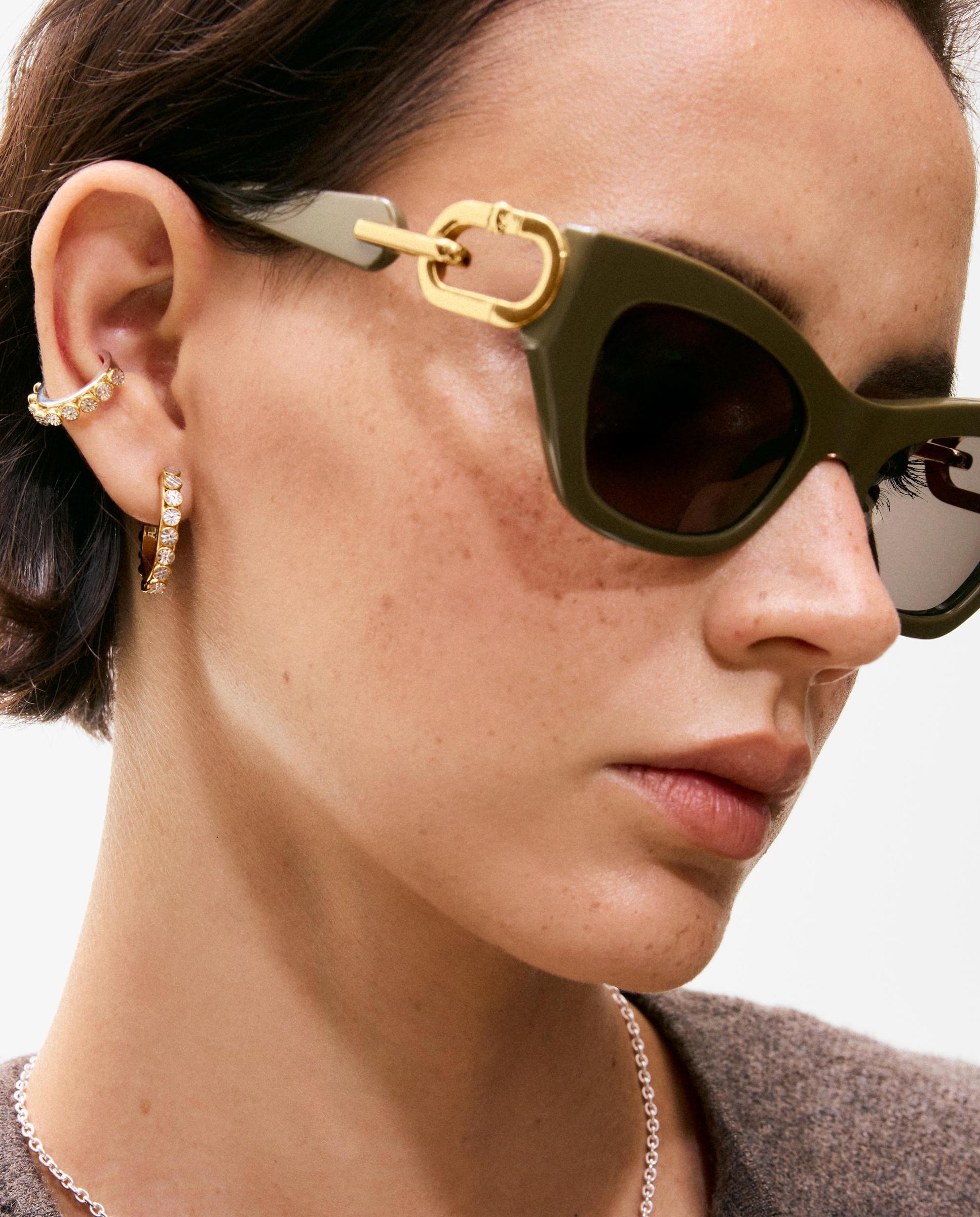 Imagen 6 de Pendiente individual earcuff con baño de oro 18 kt tous maggie disco - Bicolor Bicolor