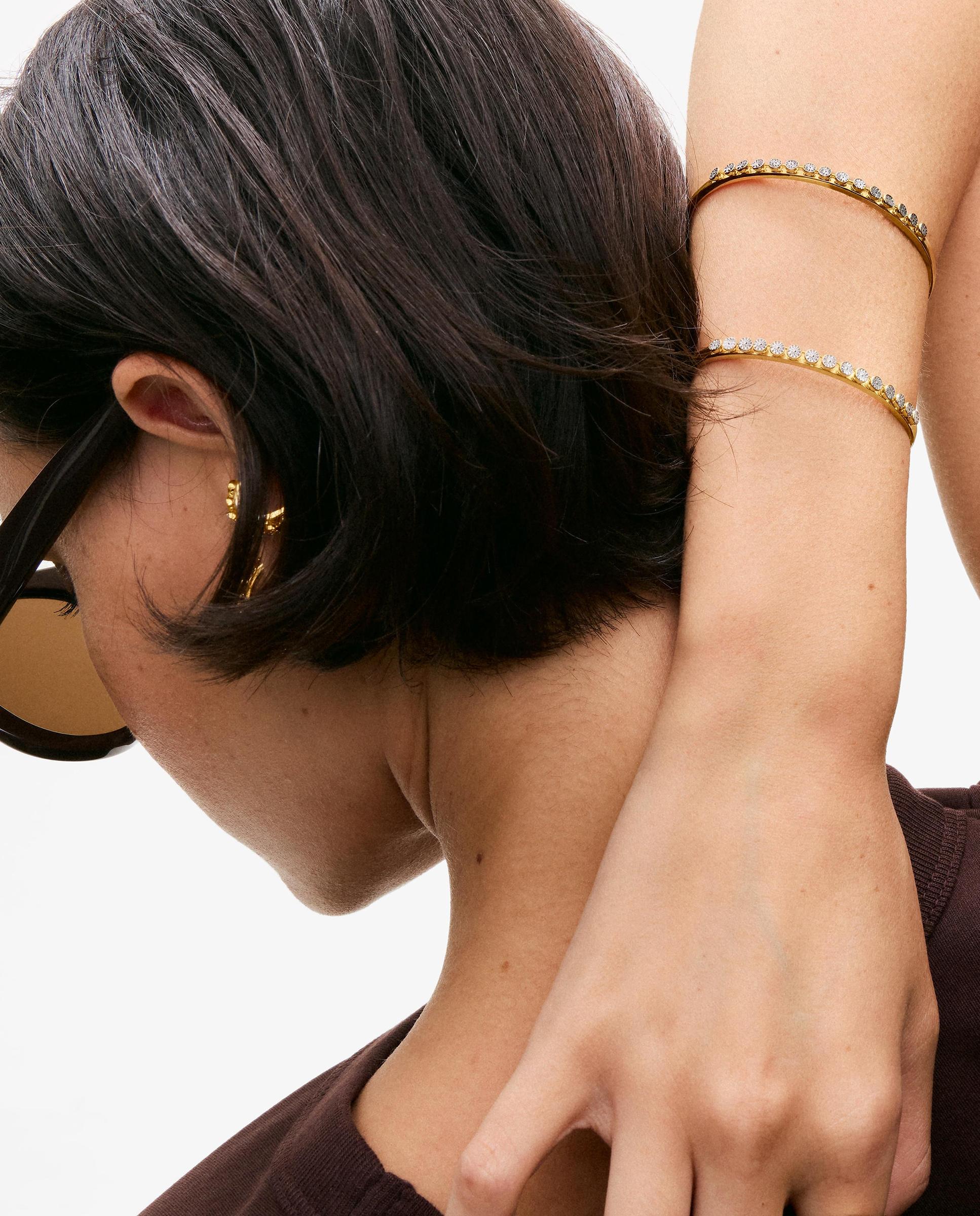 Imagen 4 de Pulsera rígida esclava con baño de oro tous maggie disco - Bicolor Bicolor