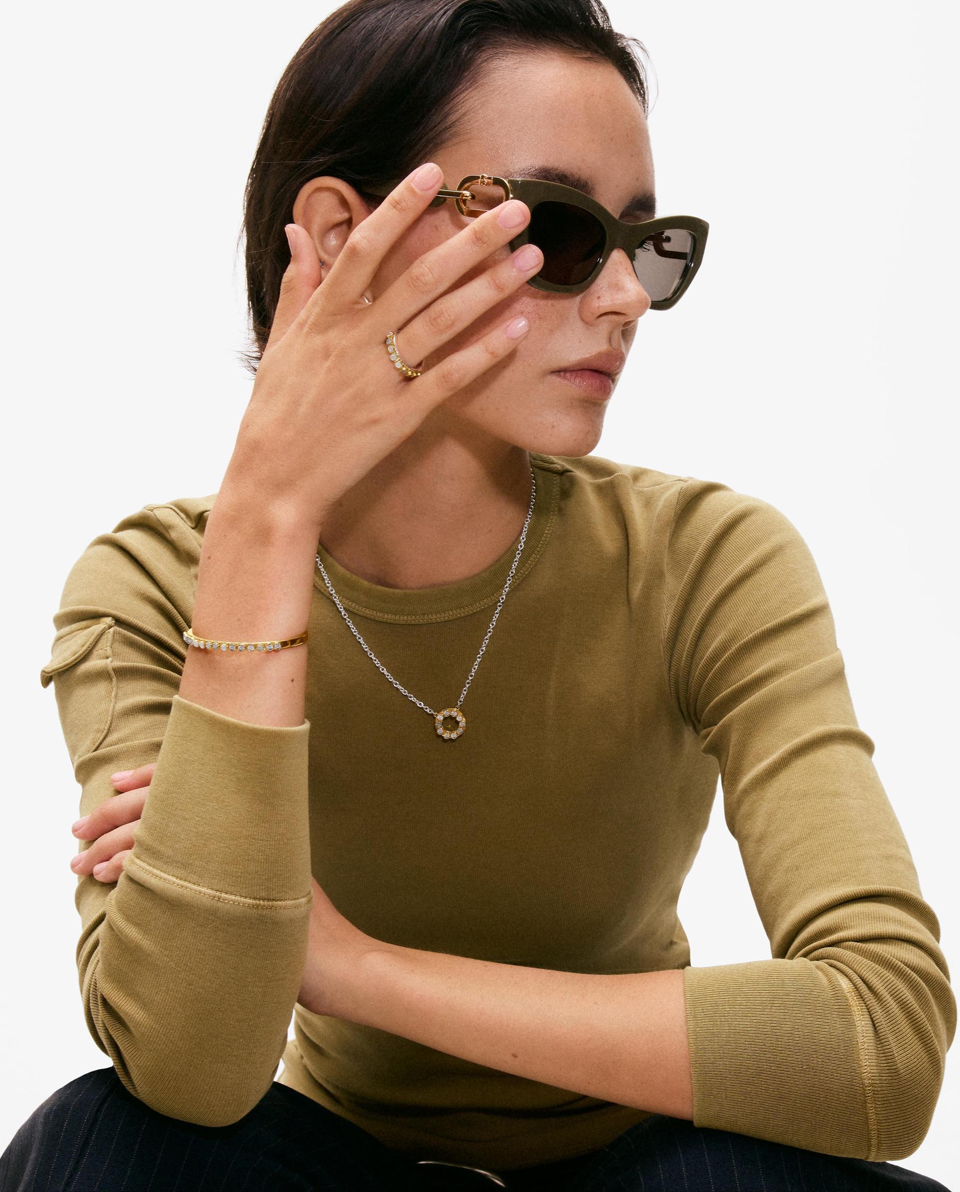 Imagen 5 de Anillo con baño de oro 18 kt tous maggie disco - Bicolor Bicolor