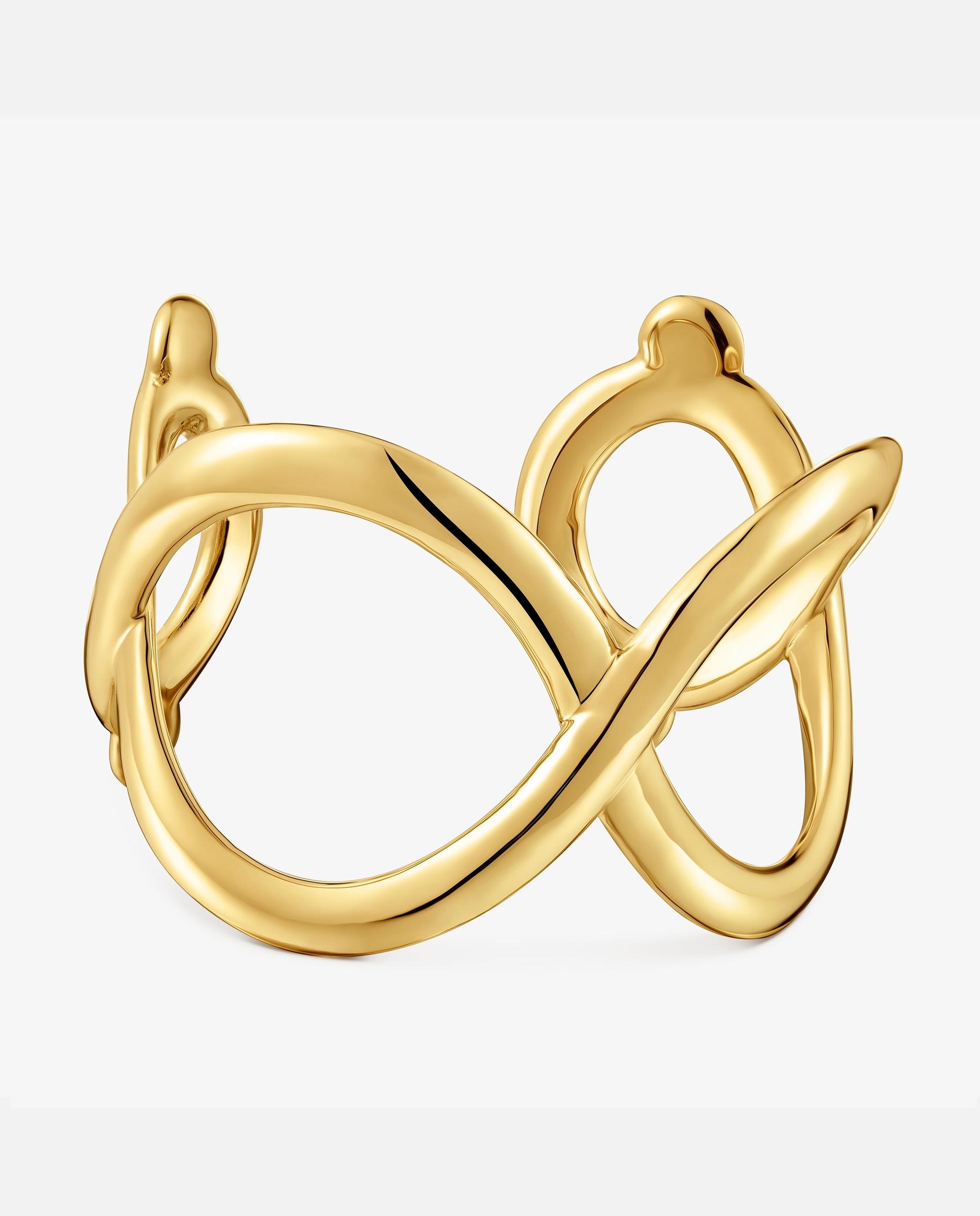 Brazalete con baño de oro 18 kt sobre plata tous infinity - Dorado Dorado-1