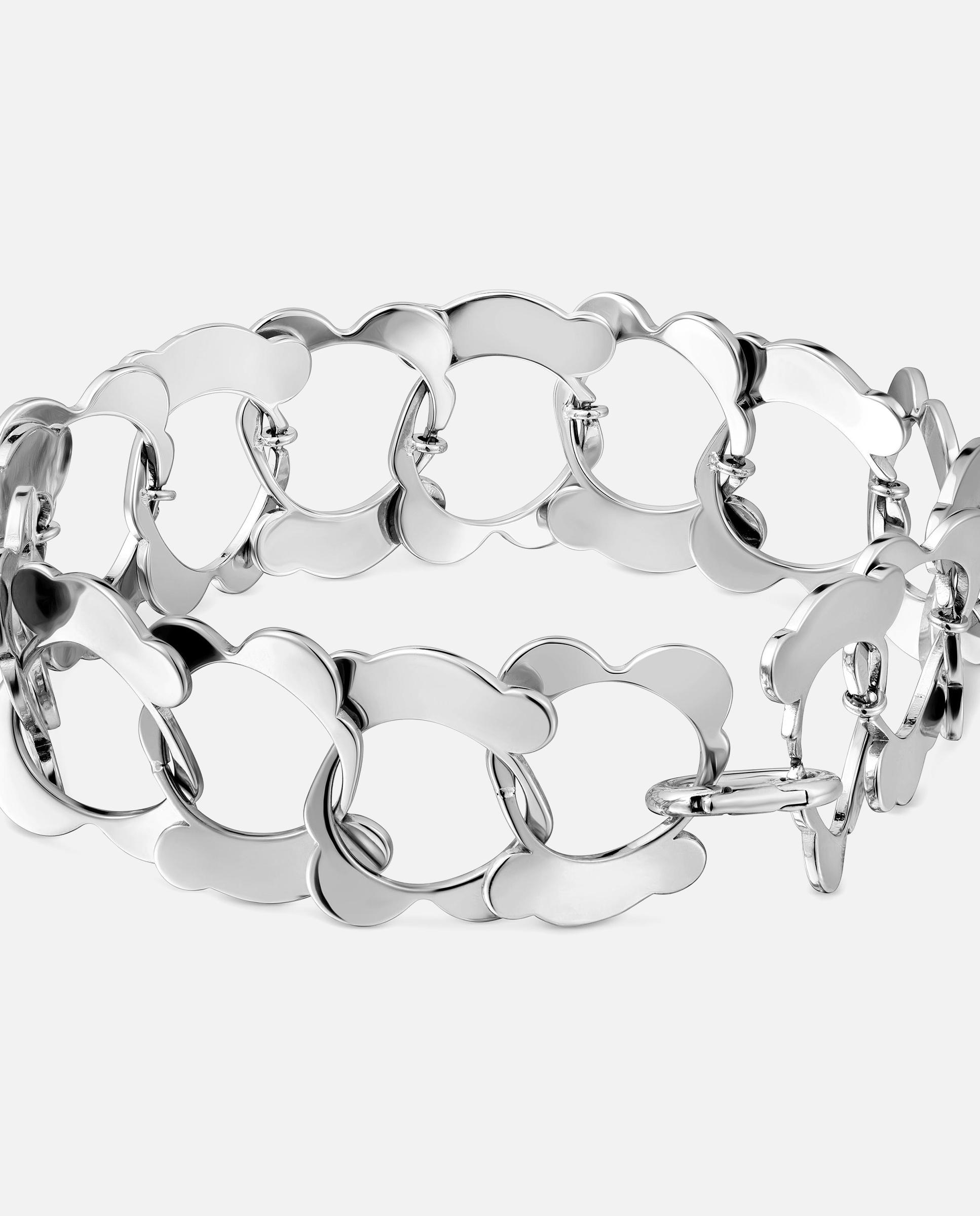 Imagen 3 de Pulsera de cadena de acero carrusel - Tous - Plateado Plateado