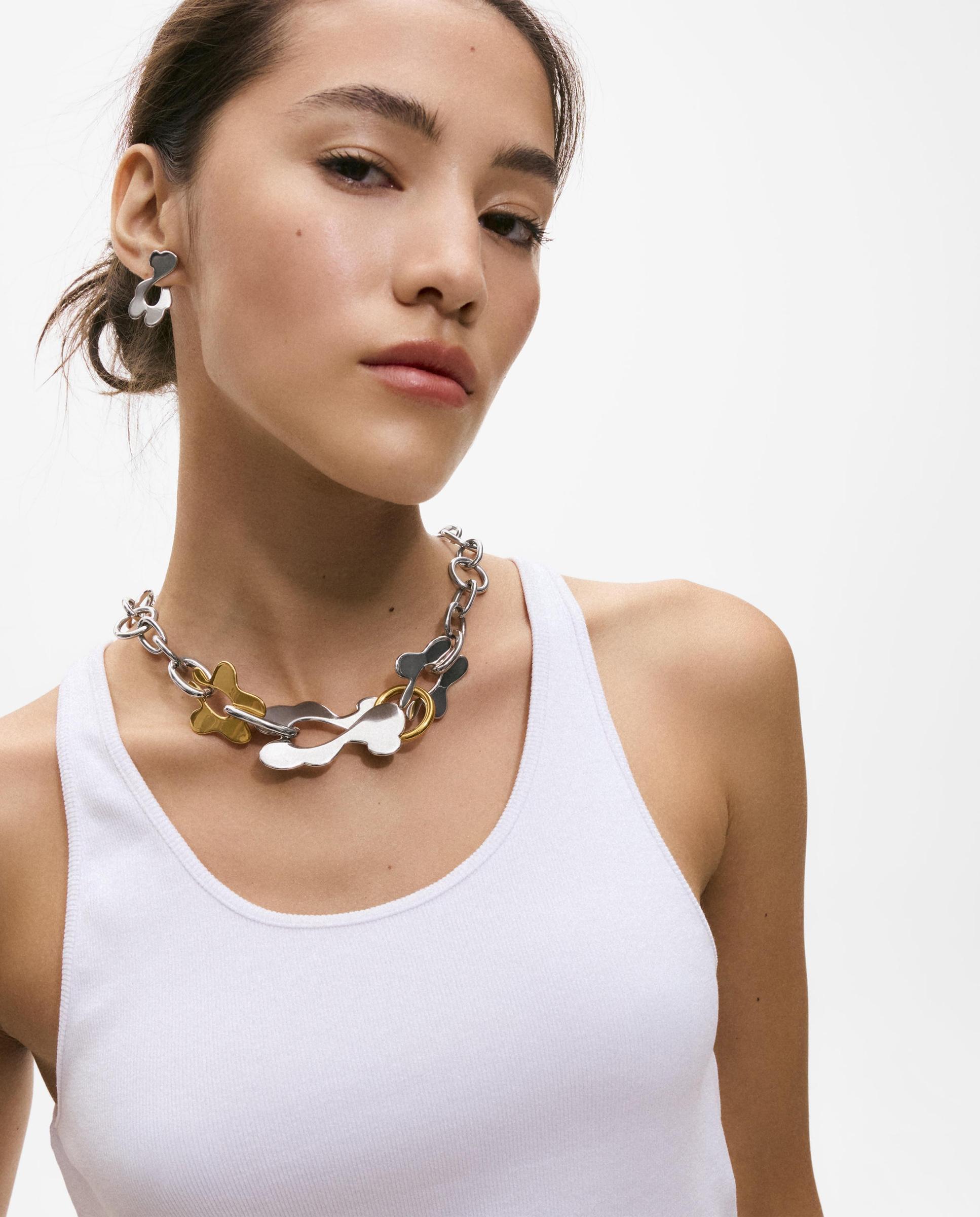 Collar motivos de acero tous strain - Bicolor Bicolor-5