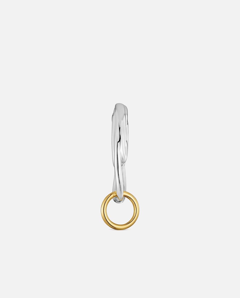 Imagen 0 de Pendiente individual earcuff con baño de oro 18 kt tous lia Bicolor