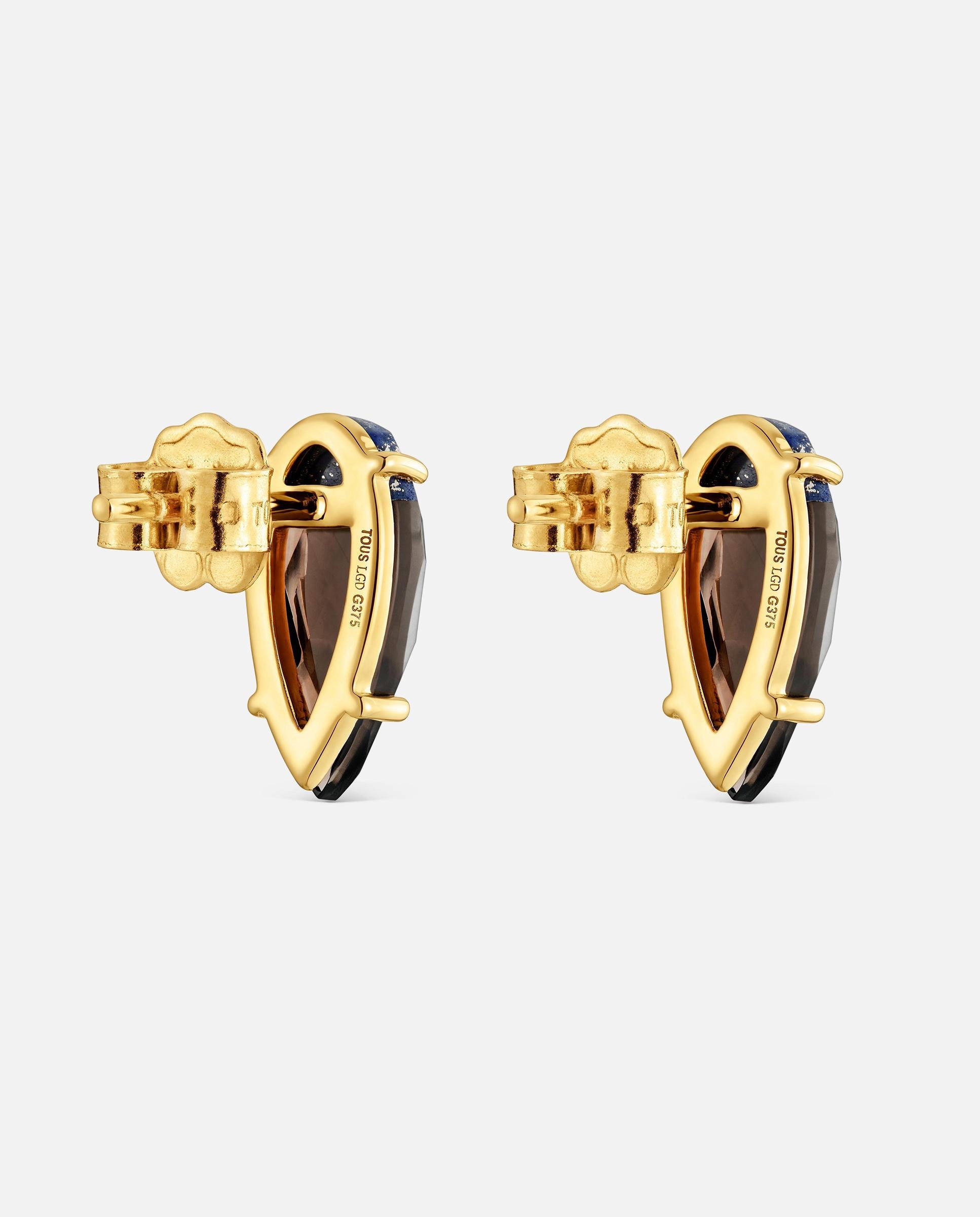 Imagen 3 de Pendientes de oro amarillo 9 kt y gemas tous beetle lgd - Multicolor Multicolor