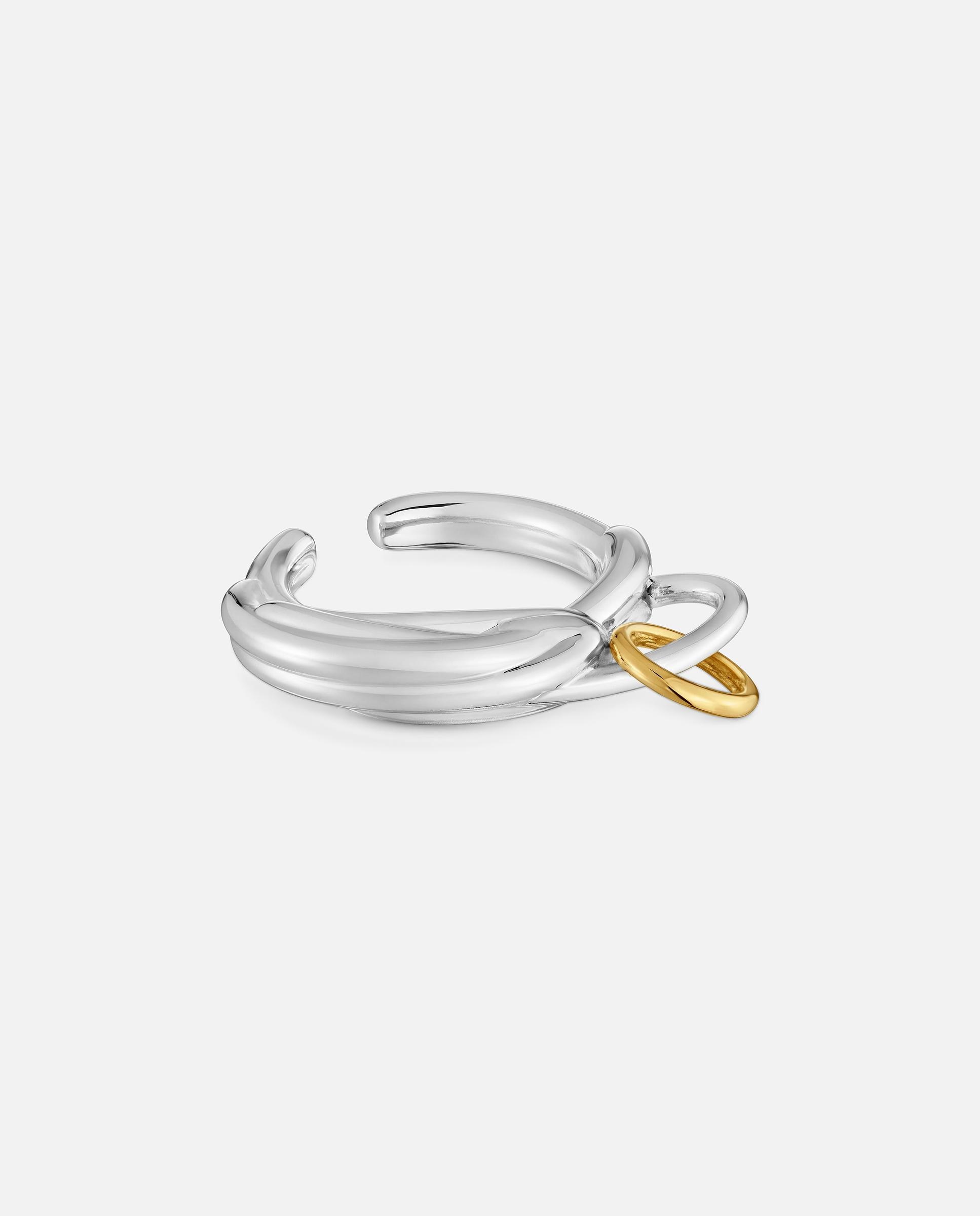 Anillo abierto con baño de oro 18 kt tous lia - Bicolor Bicolor-2