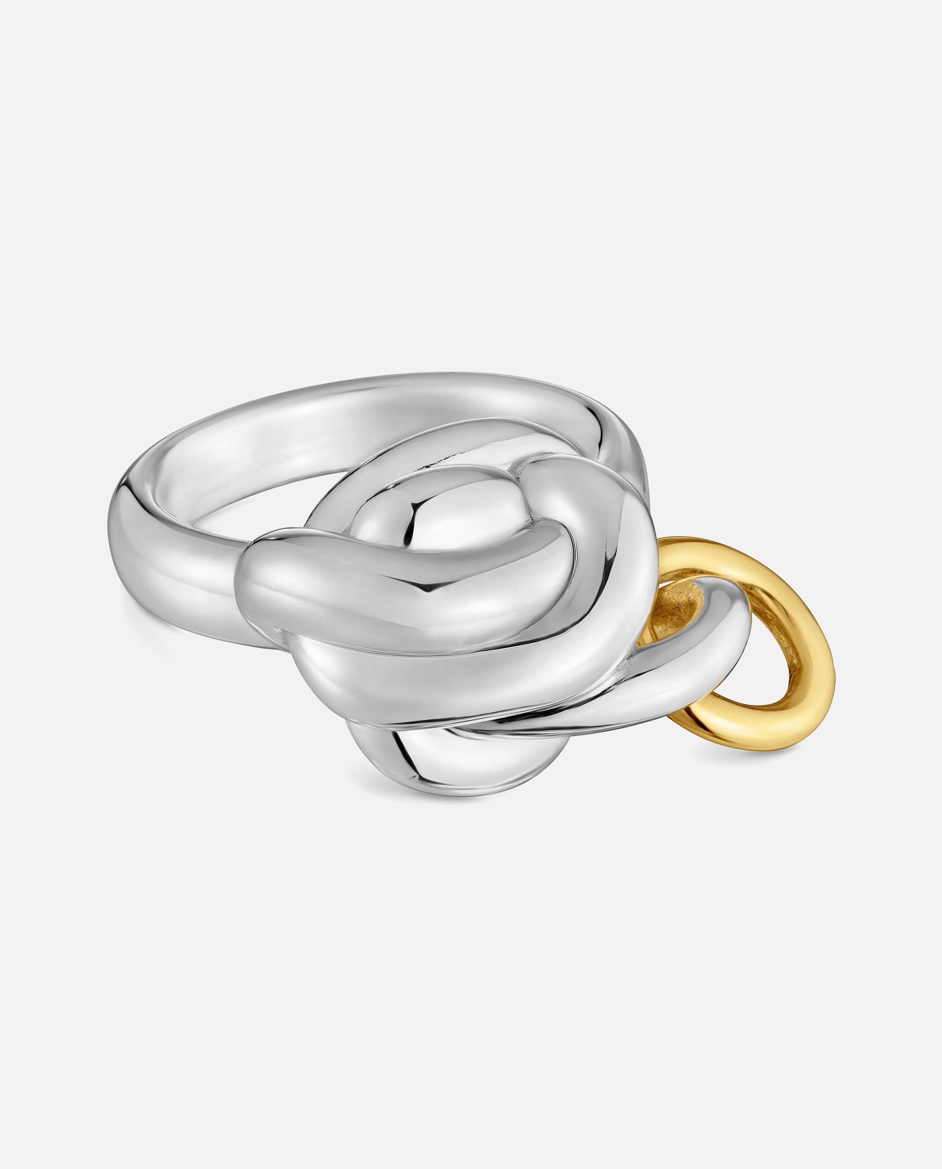 Imagen 0 de Anillo  con baño de oro 18 kt tous lia Bicolor