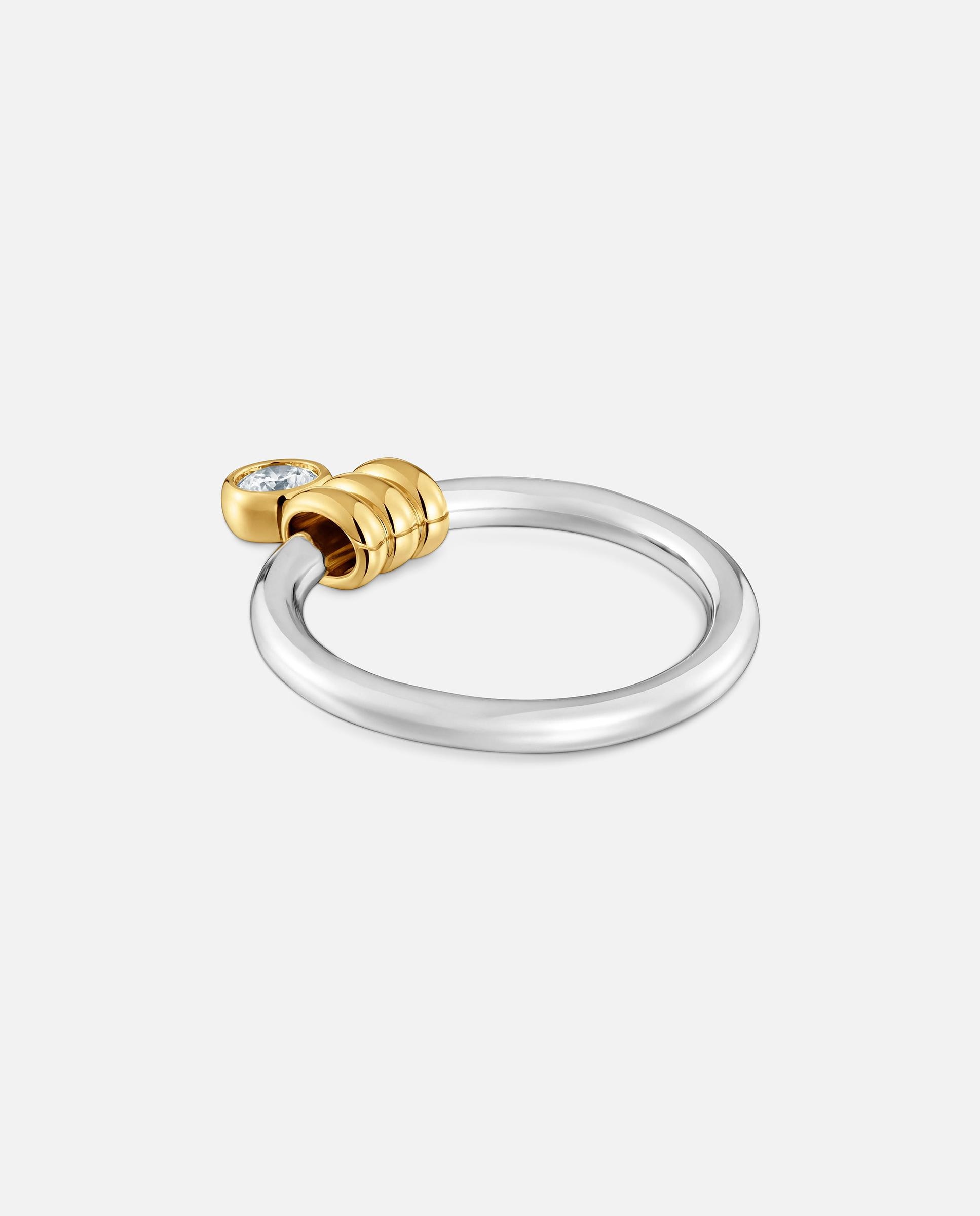 Anillo de plata con diamantes creados en laboratorio straight lgd - Tous - Blanco Blanco-3