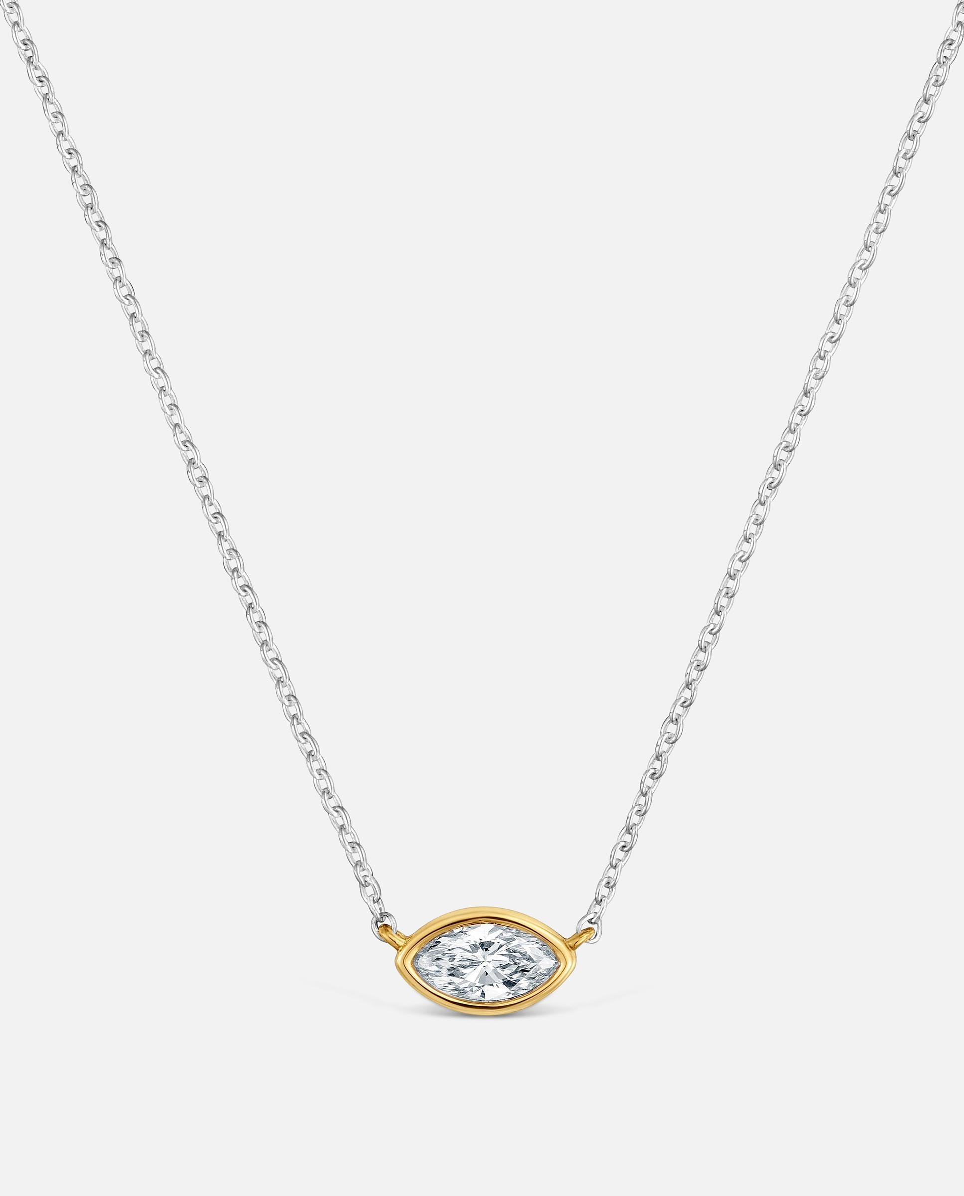 Collar de plata con diamantes creados en laboratorio straight lgd - Tous - Blanco Blanco-2