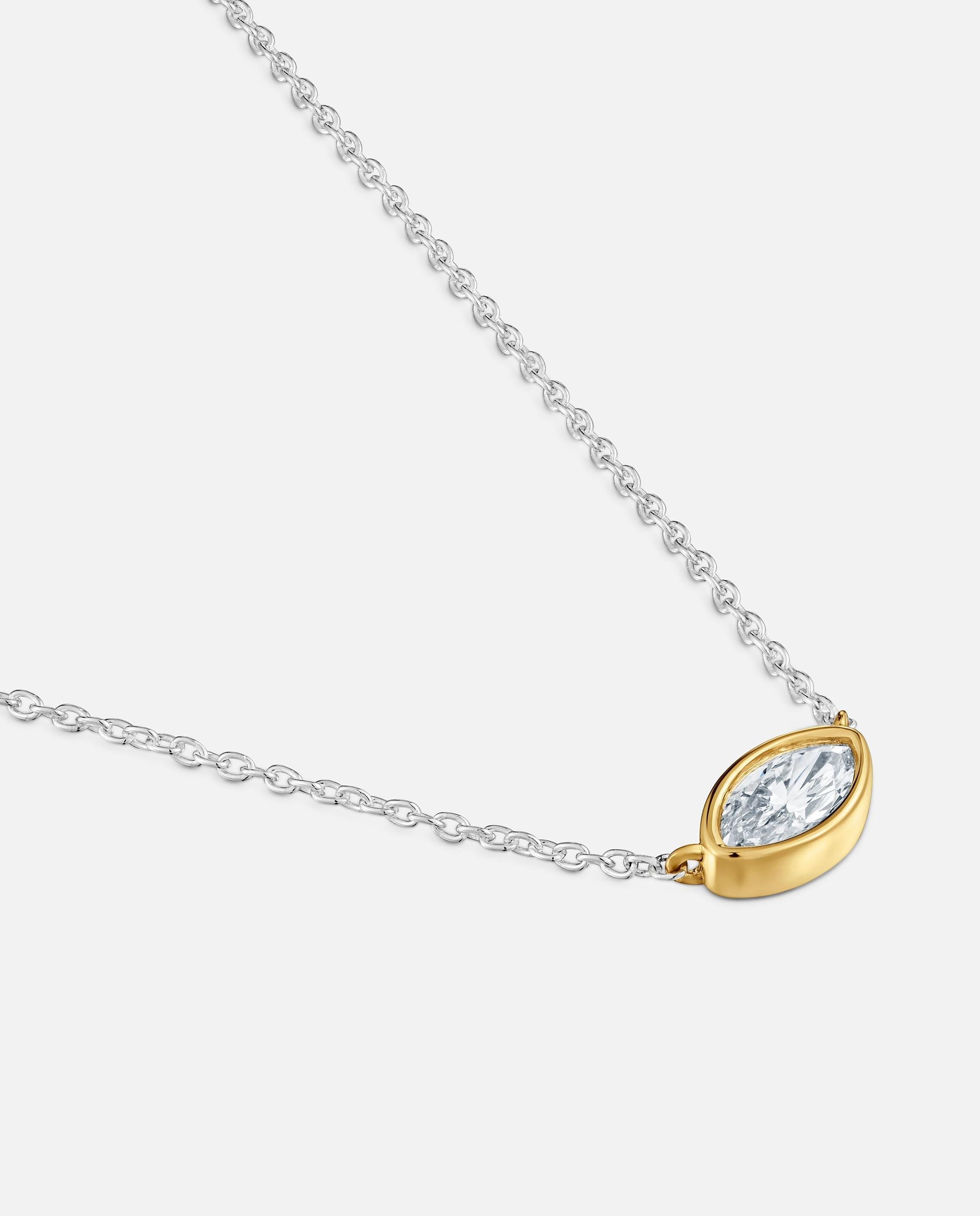 Collar de plata con diamantes creados en laboratorio straight lgd - Tous - Blanco Blanco-3