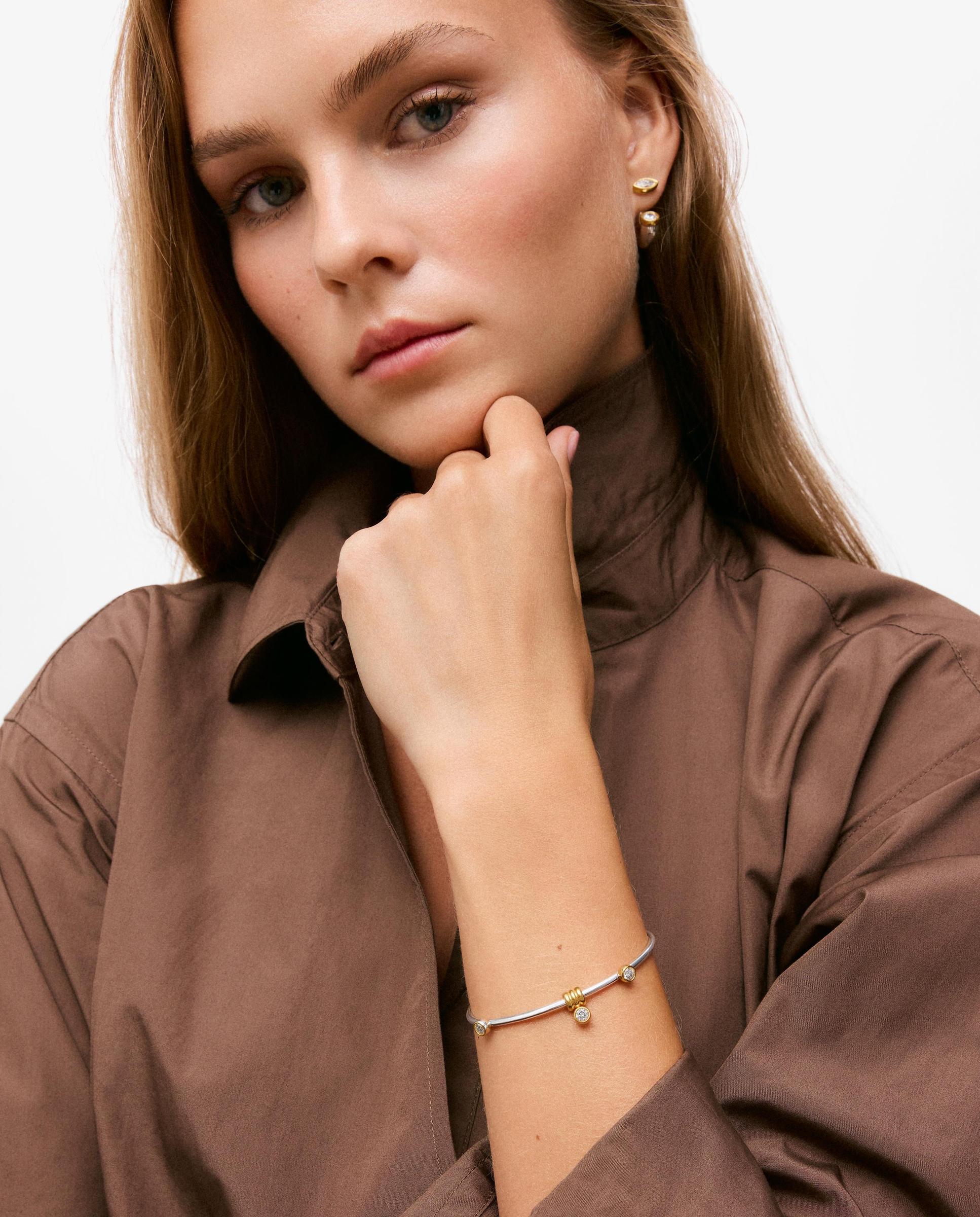 Collar de plata con diamantes creados en laboratorio straight lgd - Tous - Blanco Blanco-4