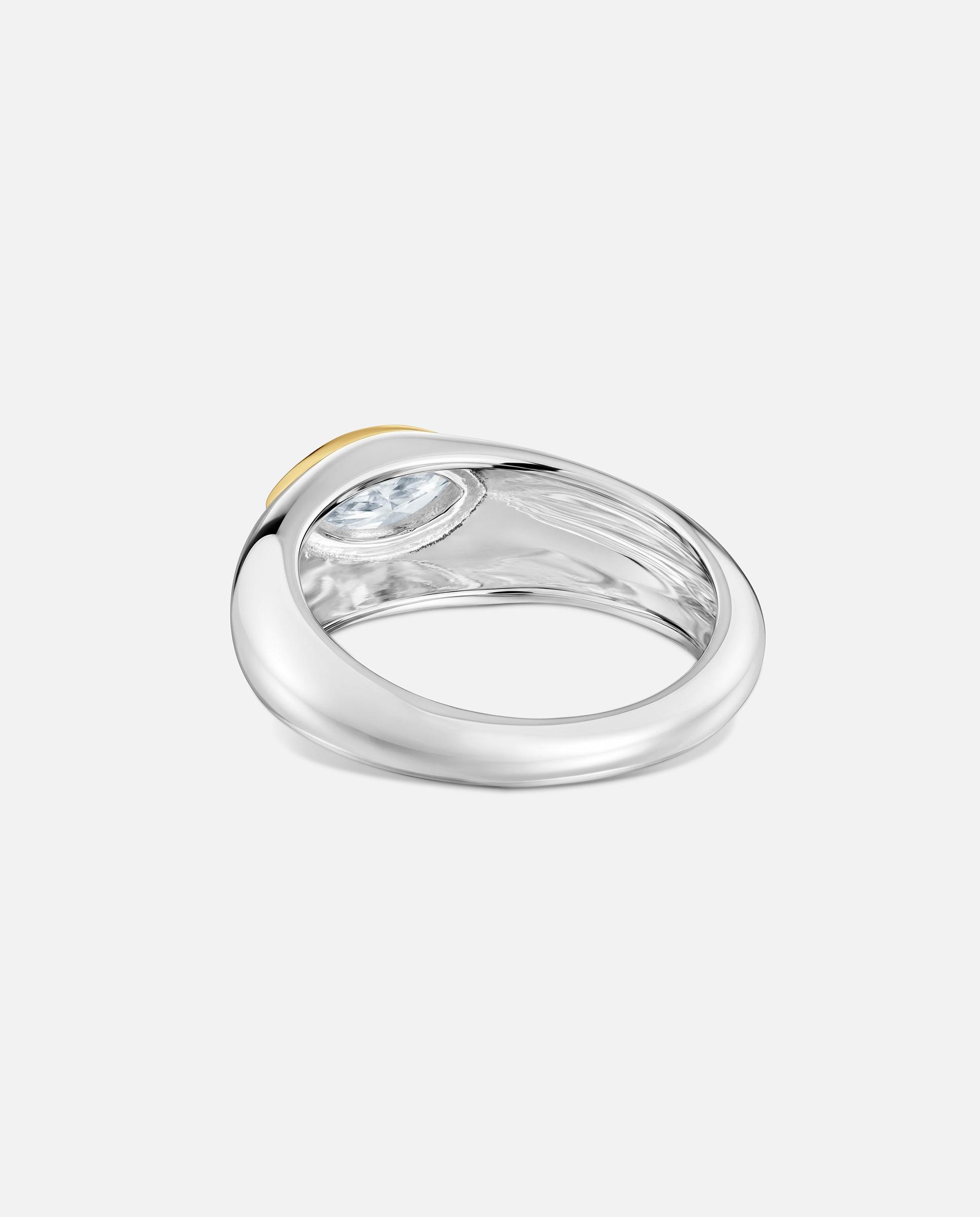 Sello de plata con diamantes creados en laboratorio straight lgd - Tous - Blanco Blanco-3