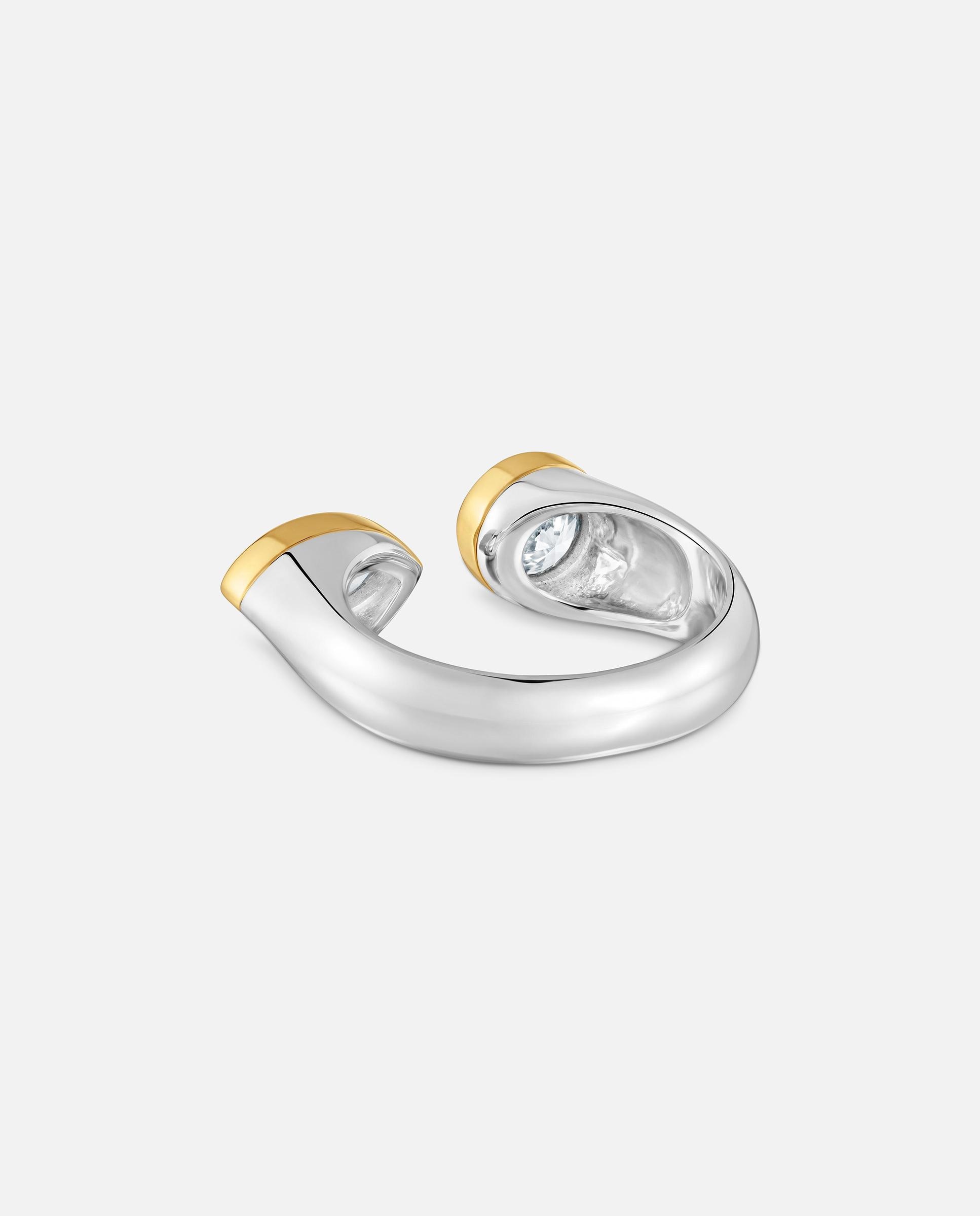 Anillo abierto de plata con diamantes creados en laboratorio straight lgd - Tous - Blanco Blanco-3
