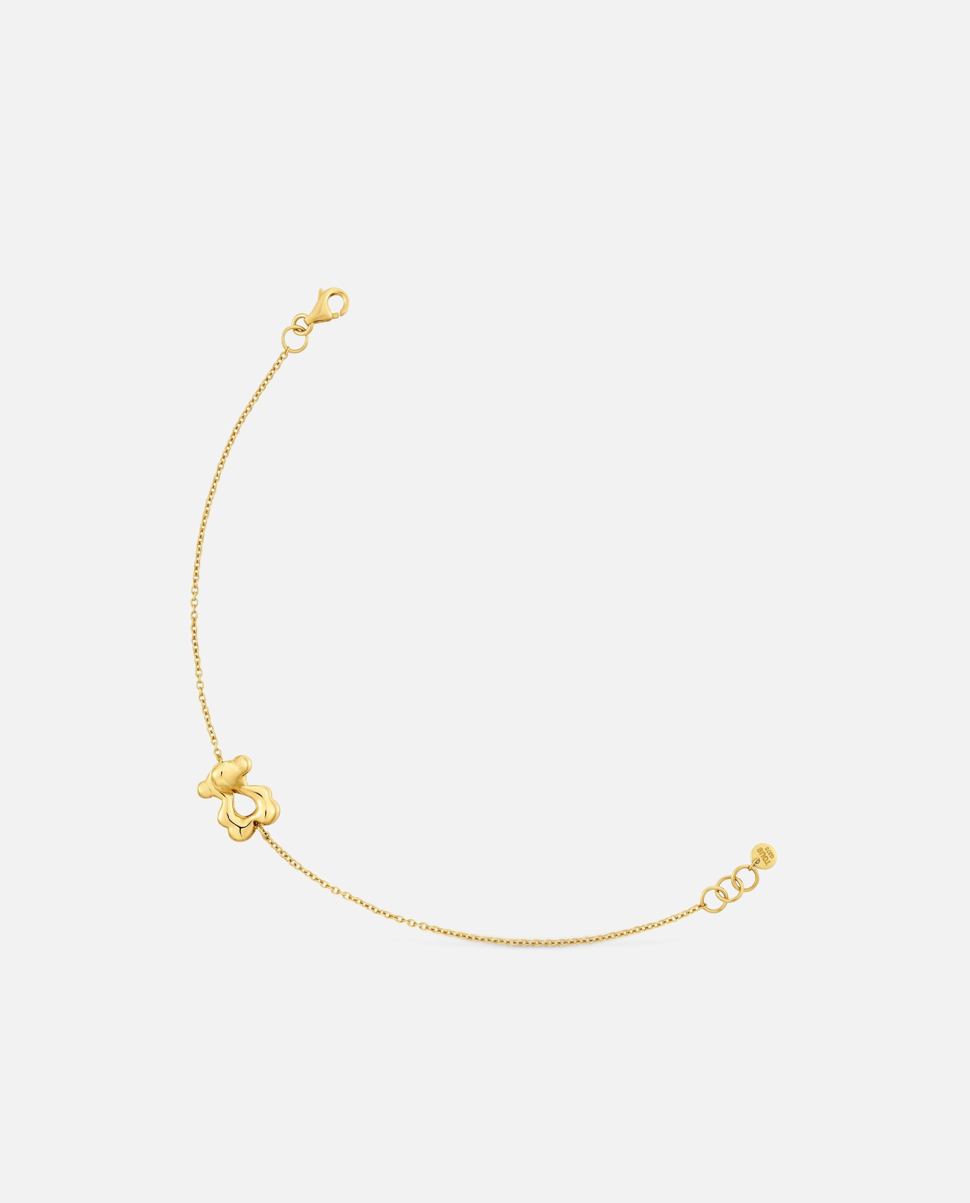 Pulsera de cadena oso de oro 9 kt tous strain - Dorado Dorado-1