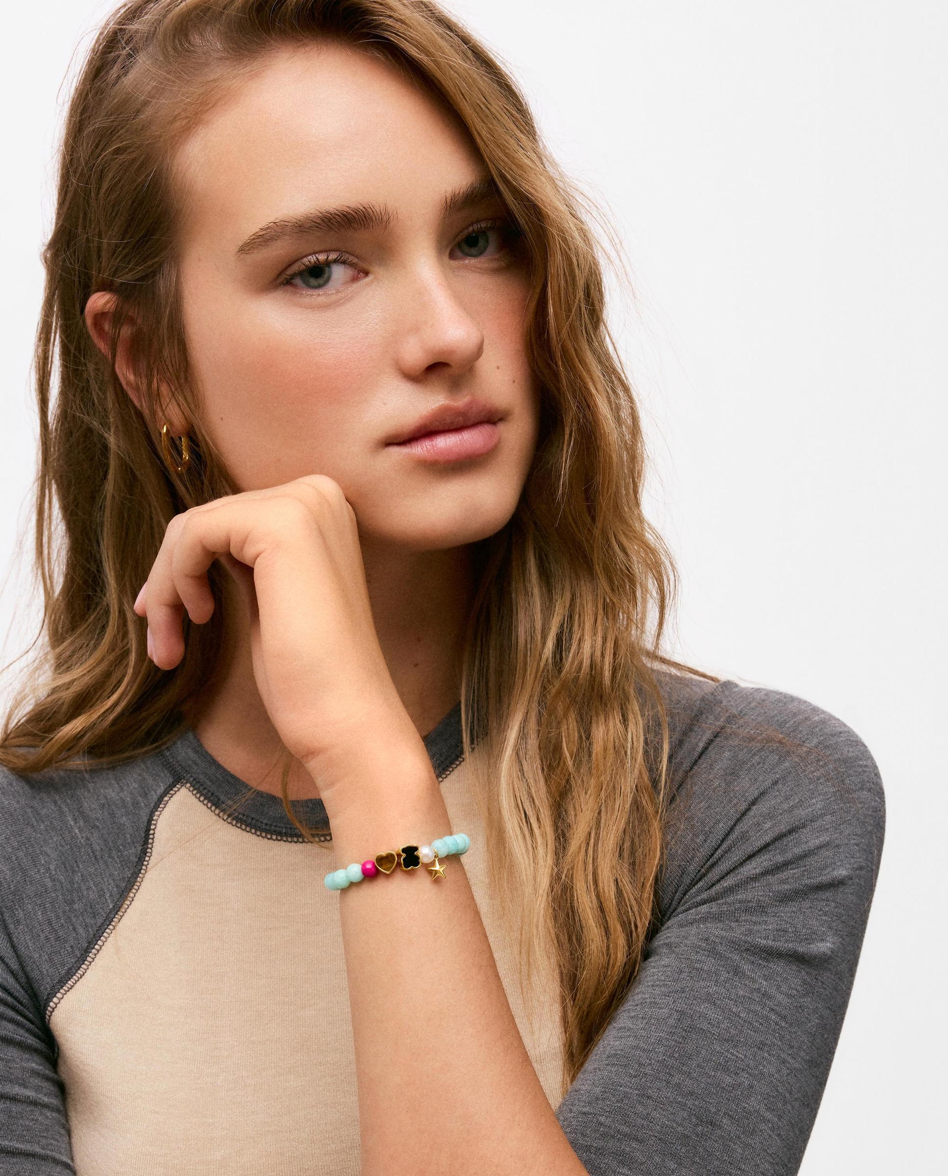 Pulsera elastica oso con gemas tous eureka - Multicolor Multicolor-4
