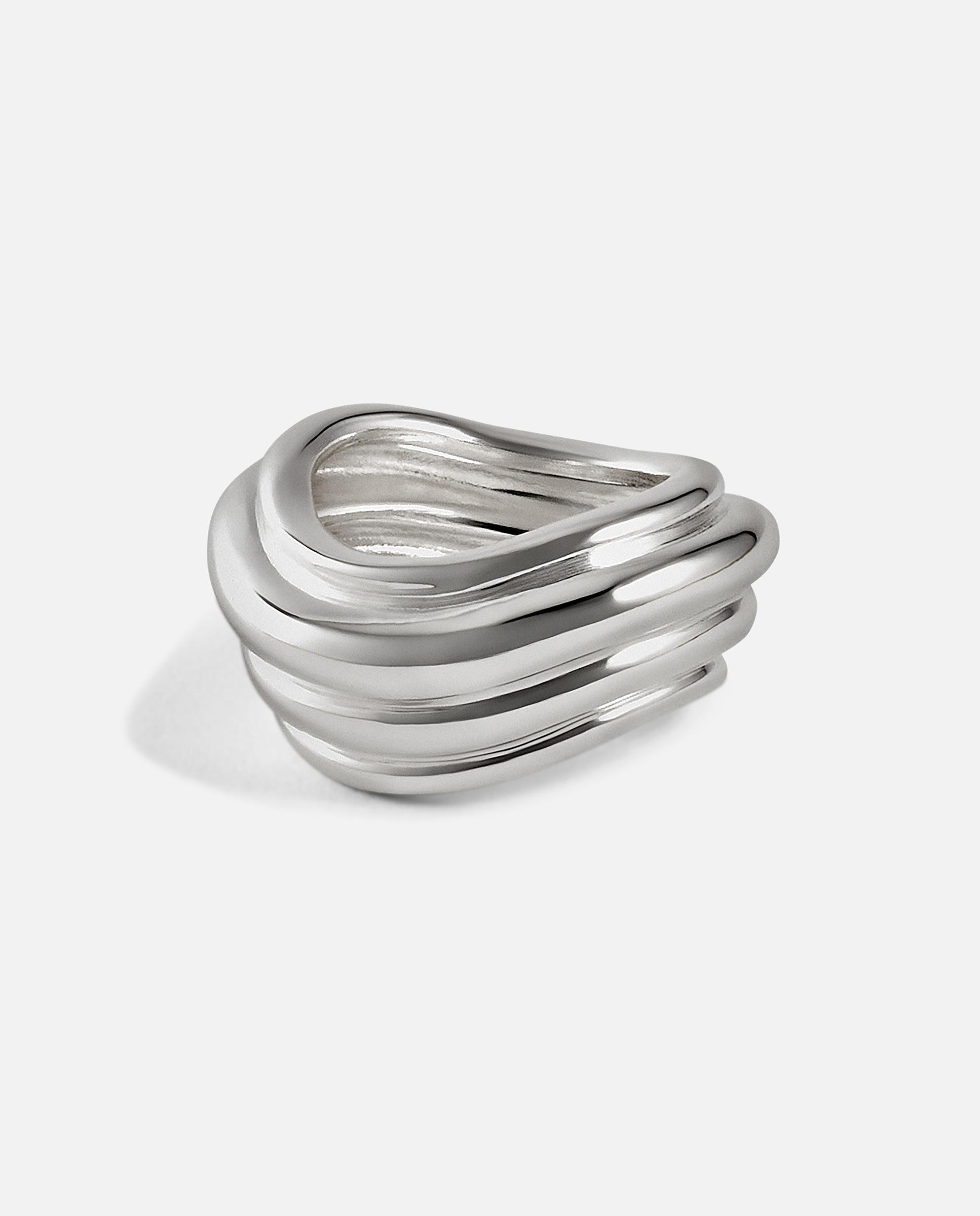 Anillo en baño de plata tous lia - Plateado Plateado-2
