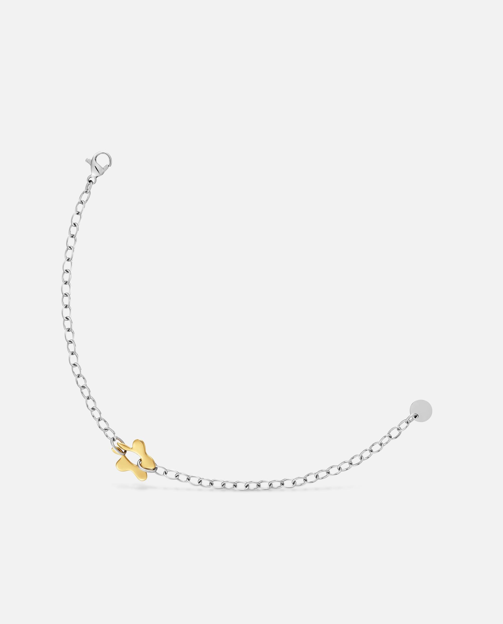 Imagen 1 de Pulsera de cadena flor en acero tous strain Bicolor