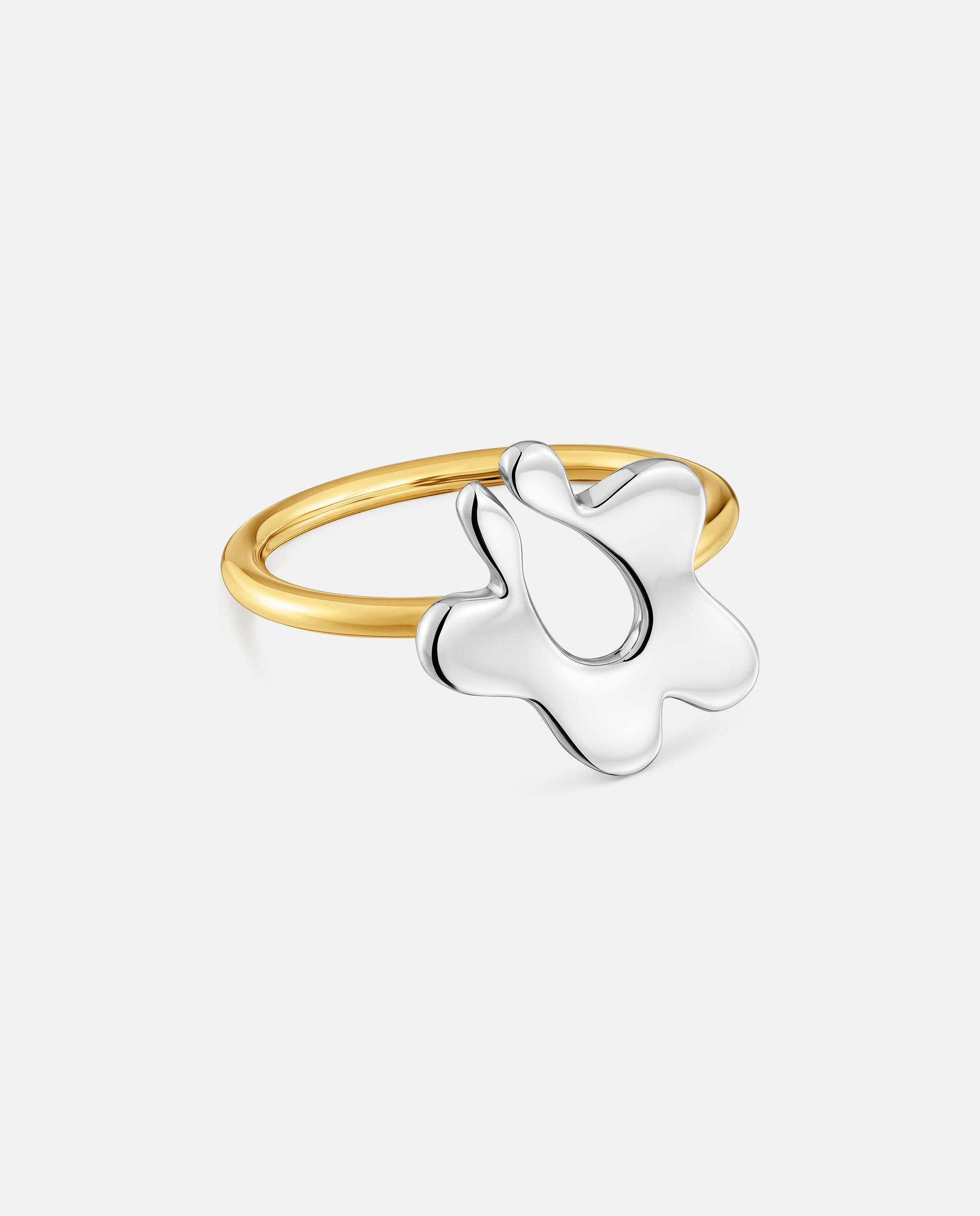 Imagen 2 de Anillo flor en acero tous strain - Bicolor Bicolor