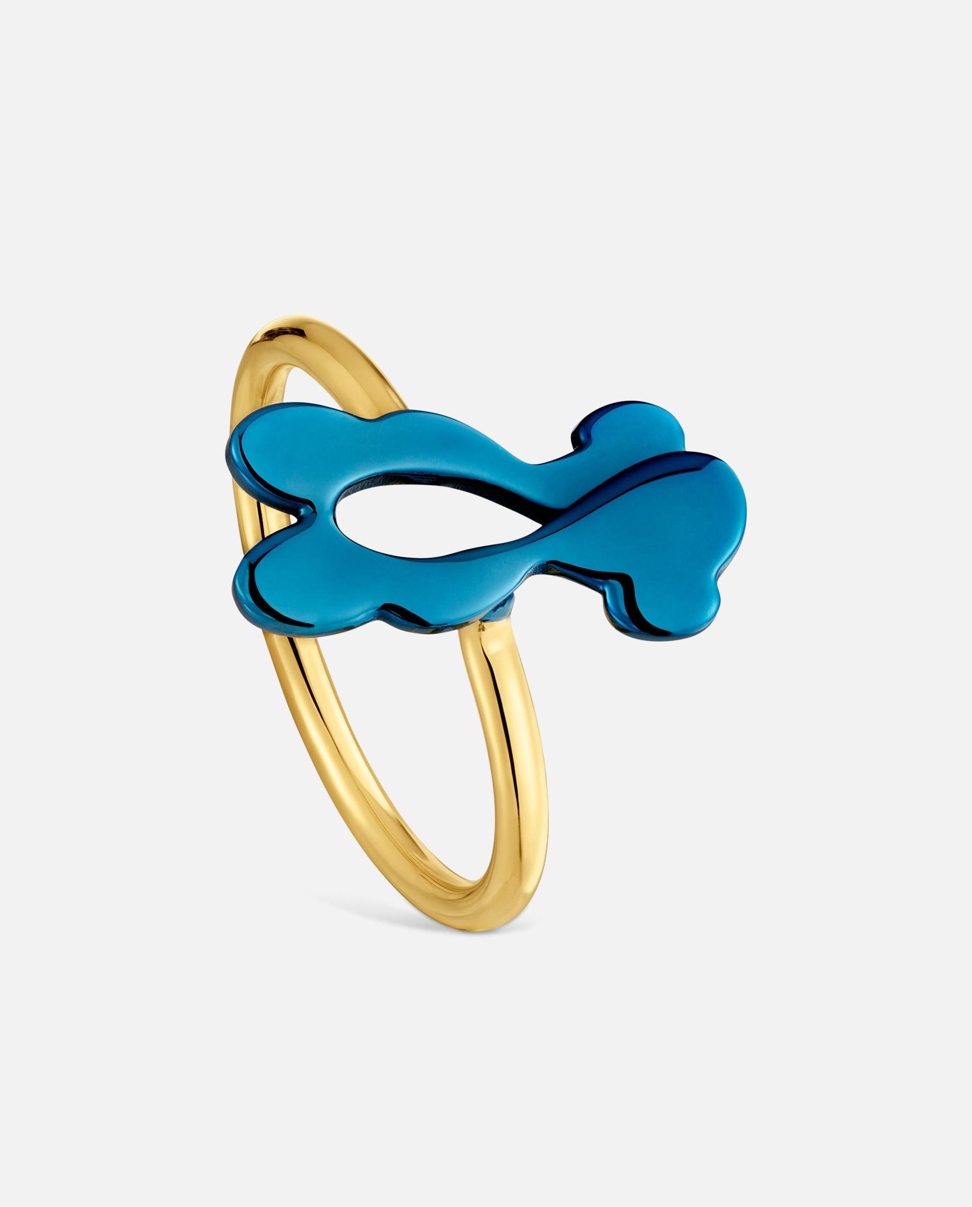 Imagen 1 de Anillo oso y acero TOUS Strain Bicolor