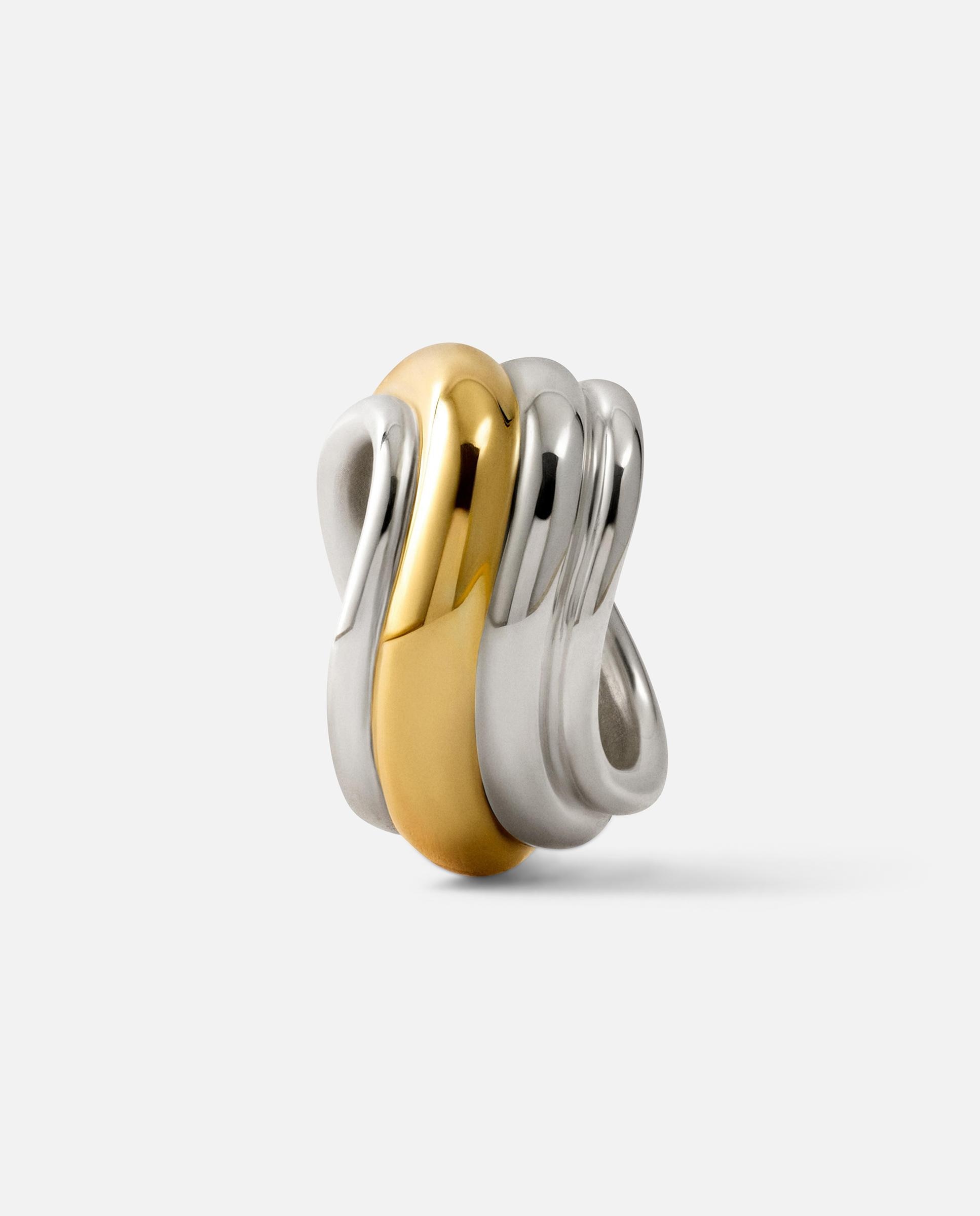 Anillo con baño de oro 18 kt xl tous lia - Bicolor Bicolor-3