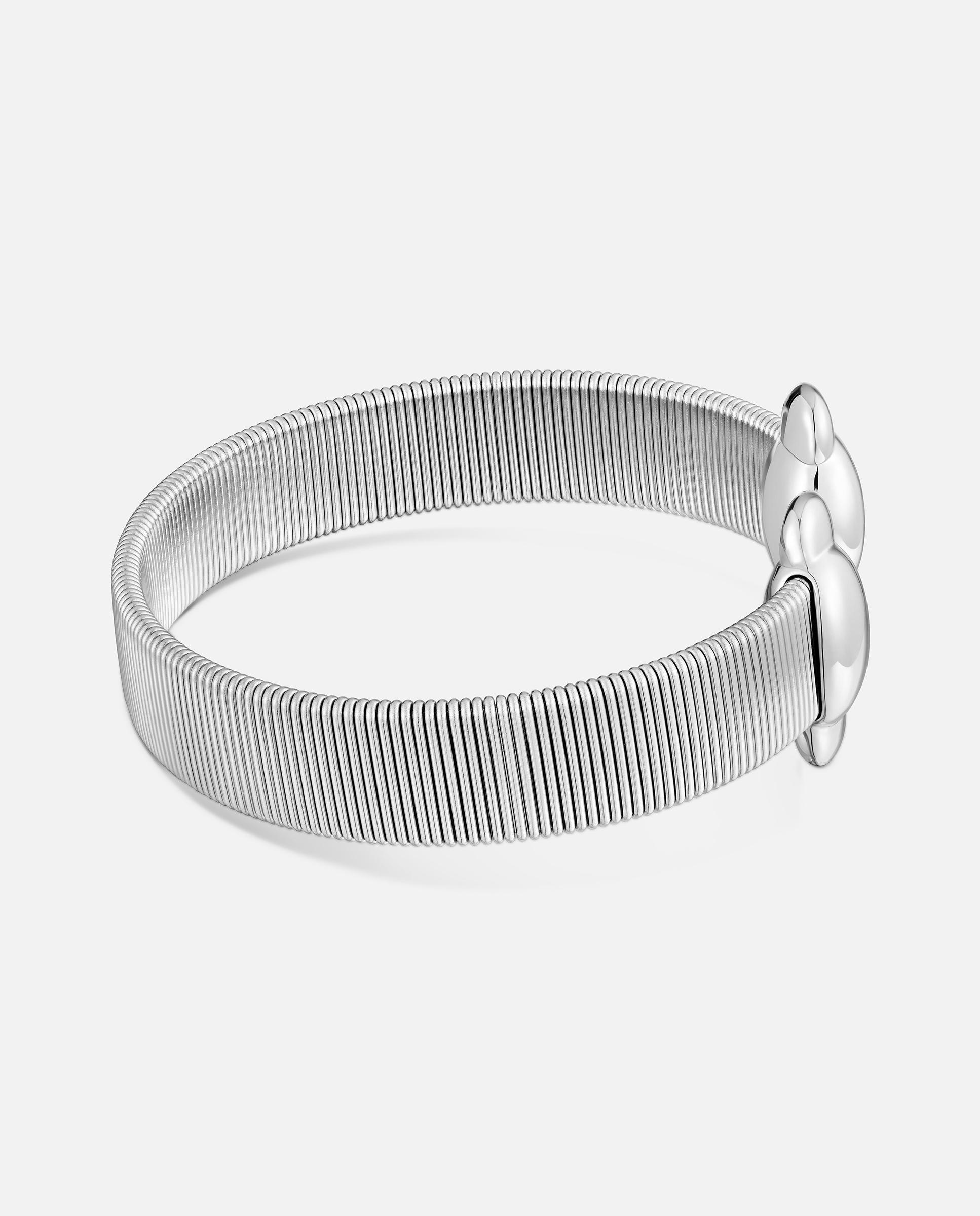 Pulsera rígida esclava l de acero head to tous - Plateado Plateado-2