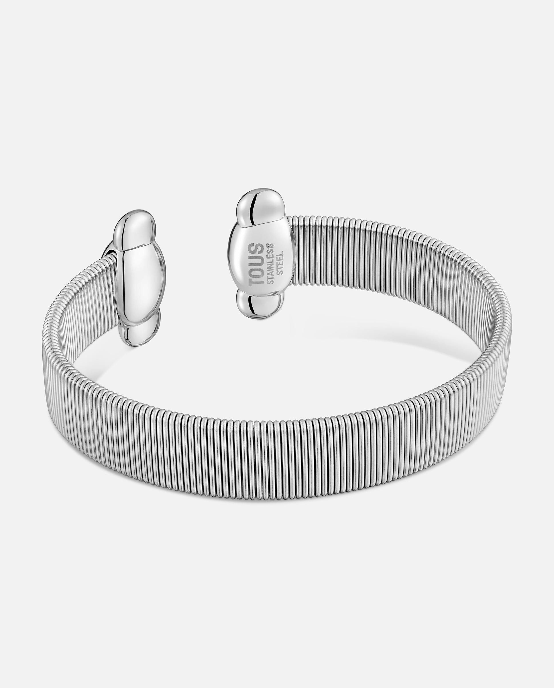 Pulsera rígida esclava l de acero head to tous - Plateado Plateado-3