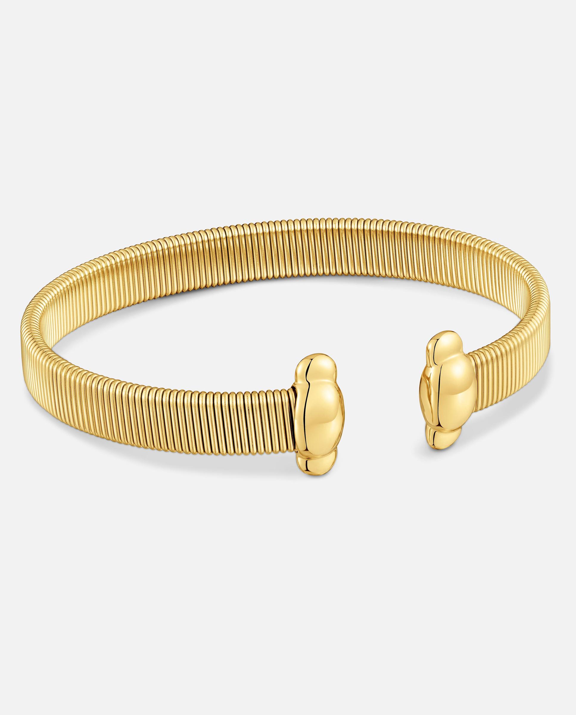 Pulsera rígida esclava de acero head to tous - Dorado Dorado-1