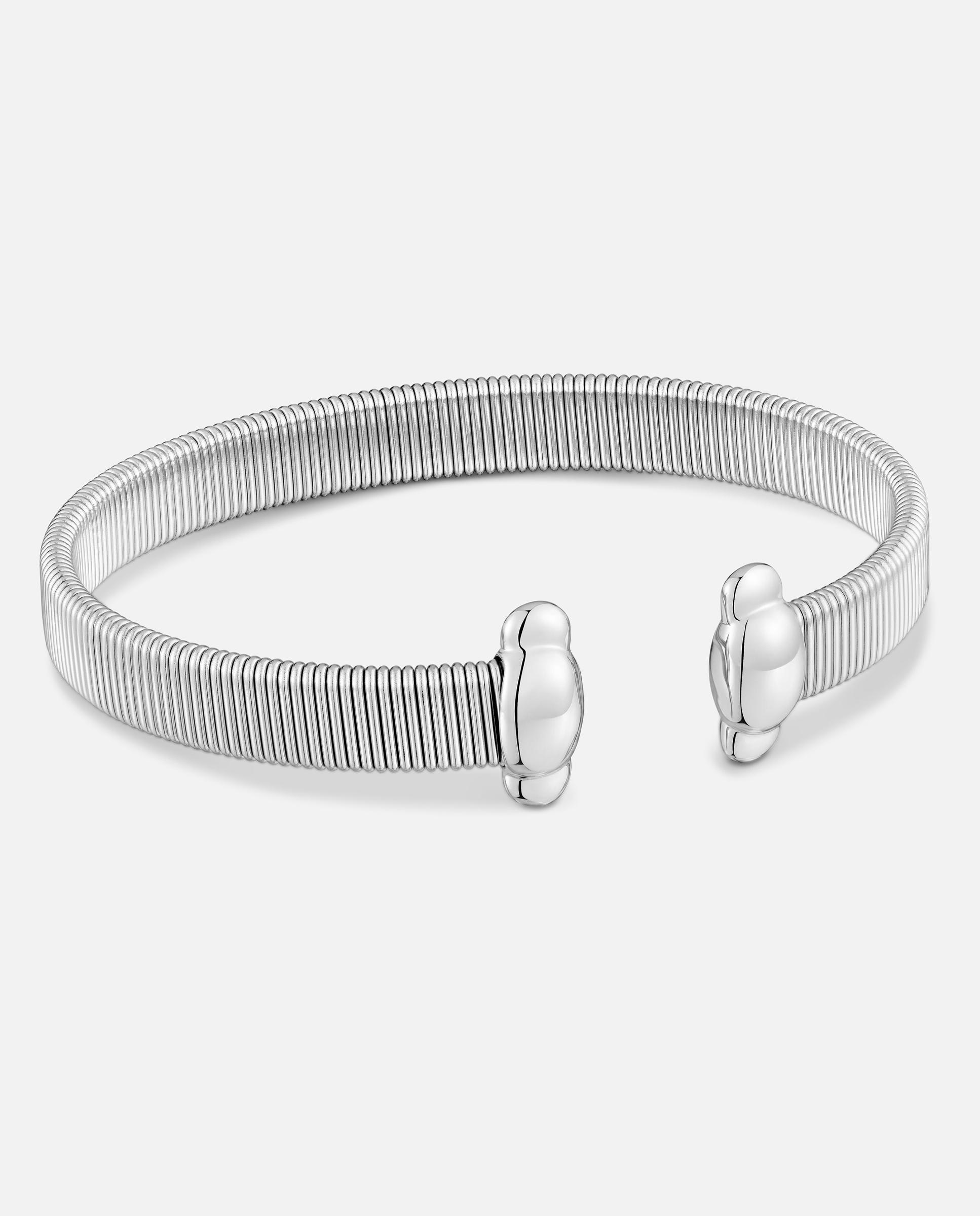 Pulsera rígida esclava de acero head to tous - Plateado Plateado-1