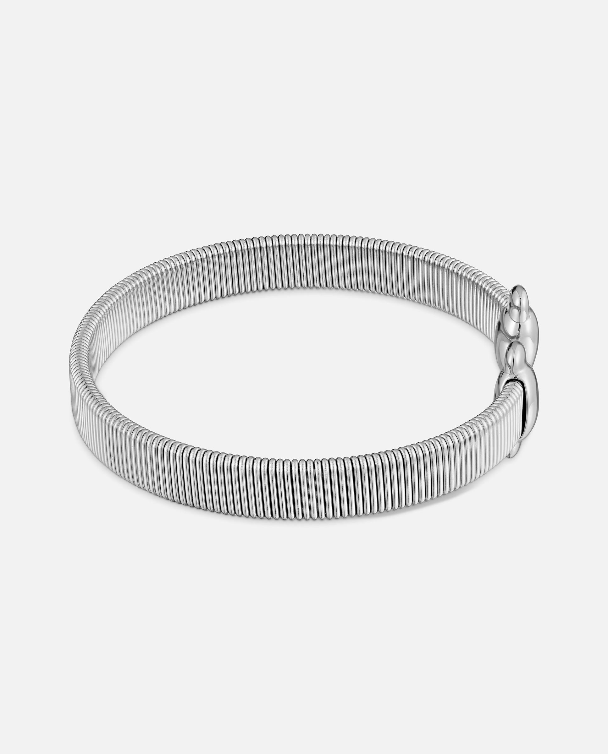 Pulsera rígida esclava de acero head to tous - Plateado Plateado-2