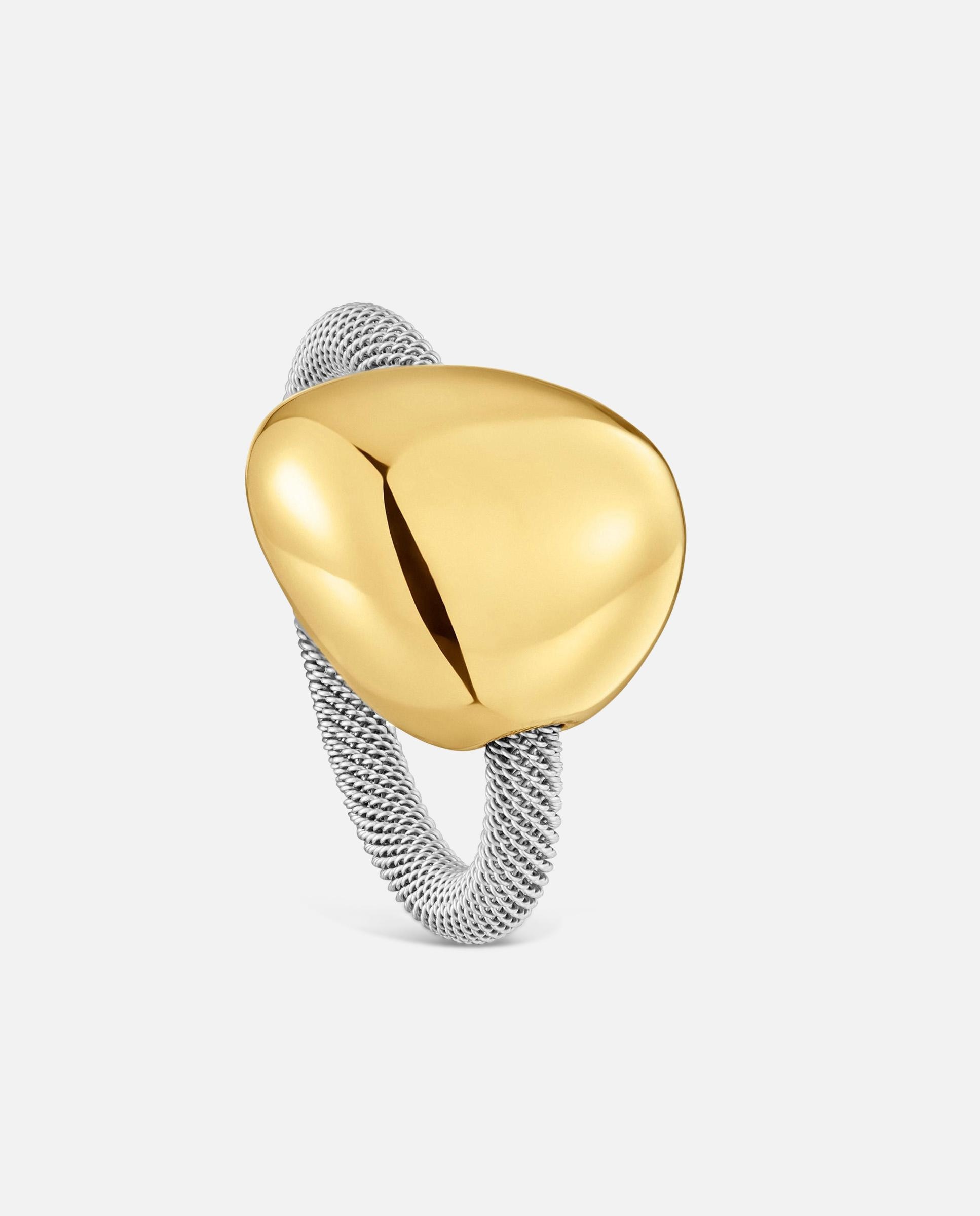 Anillo de acero y oro 9 kt tous cool stones - Bicolor Bicolor-1