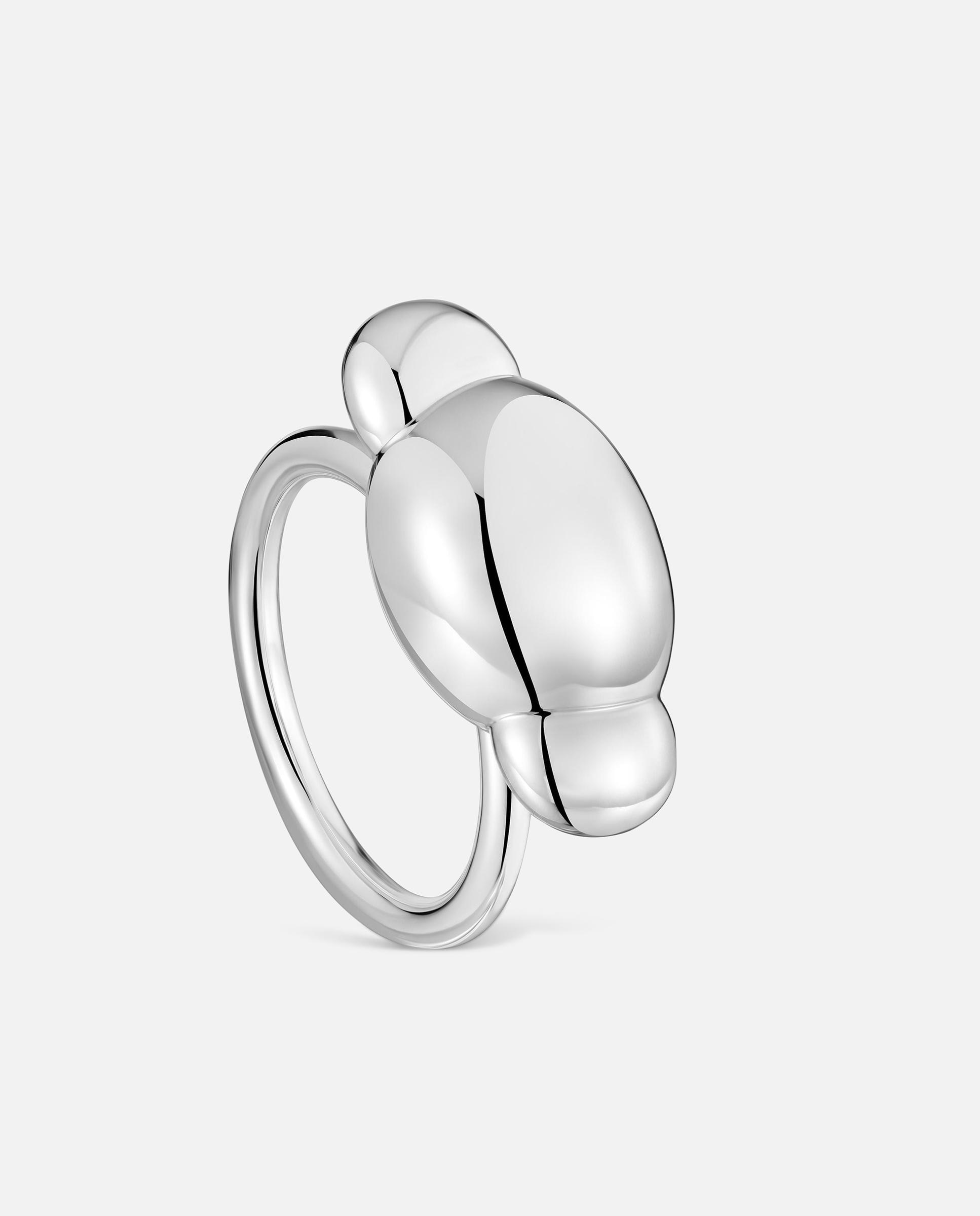 Imagen 0 de Anillo de plata head to tous con motivo oso Plateado