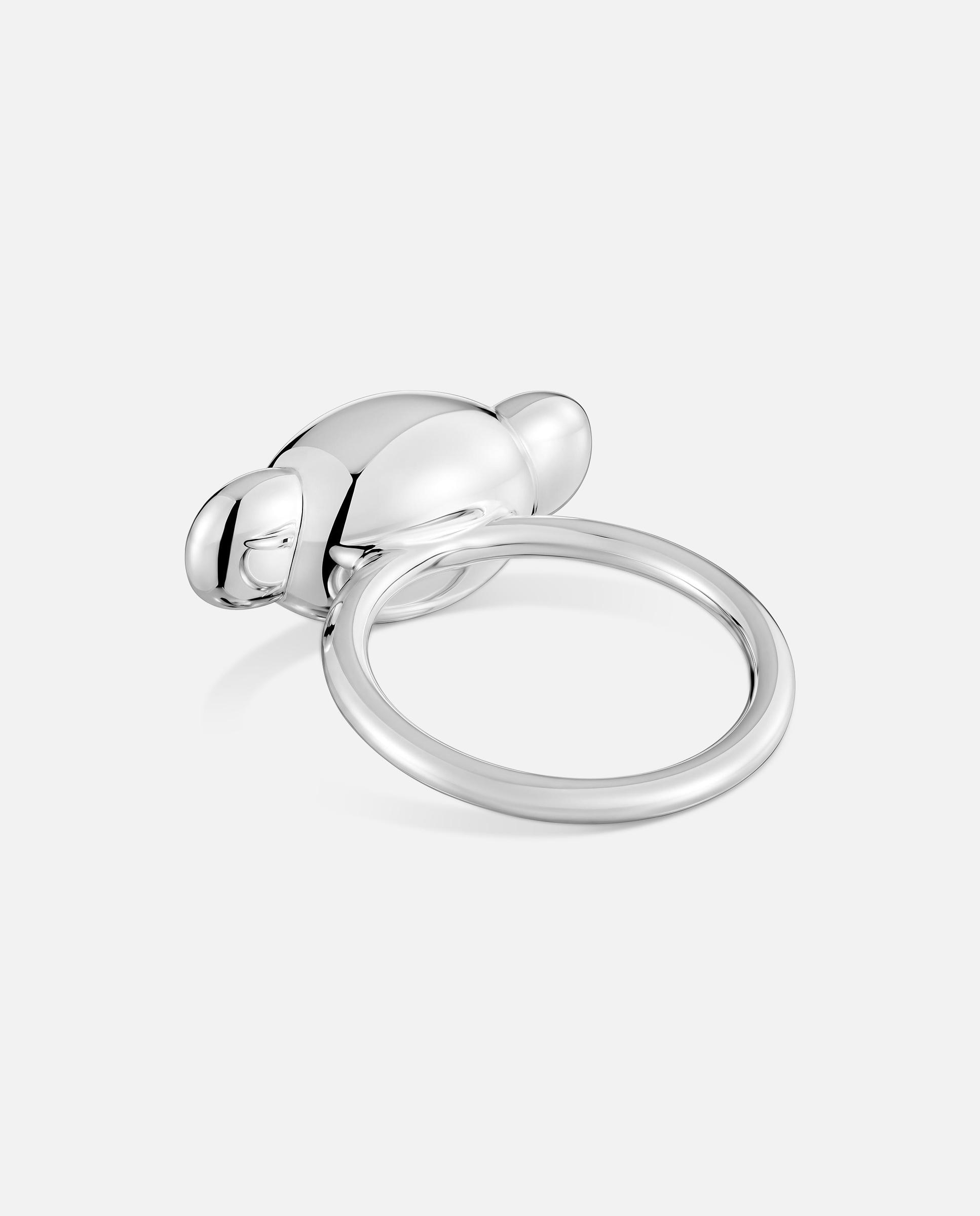 Anillo de plata head to tous con motivo oso - Plateado Plateado-3