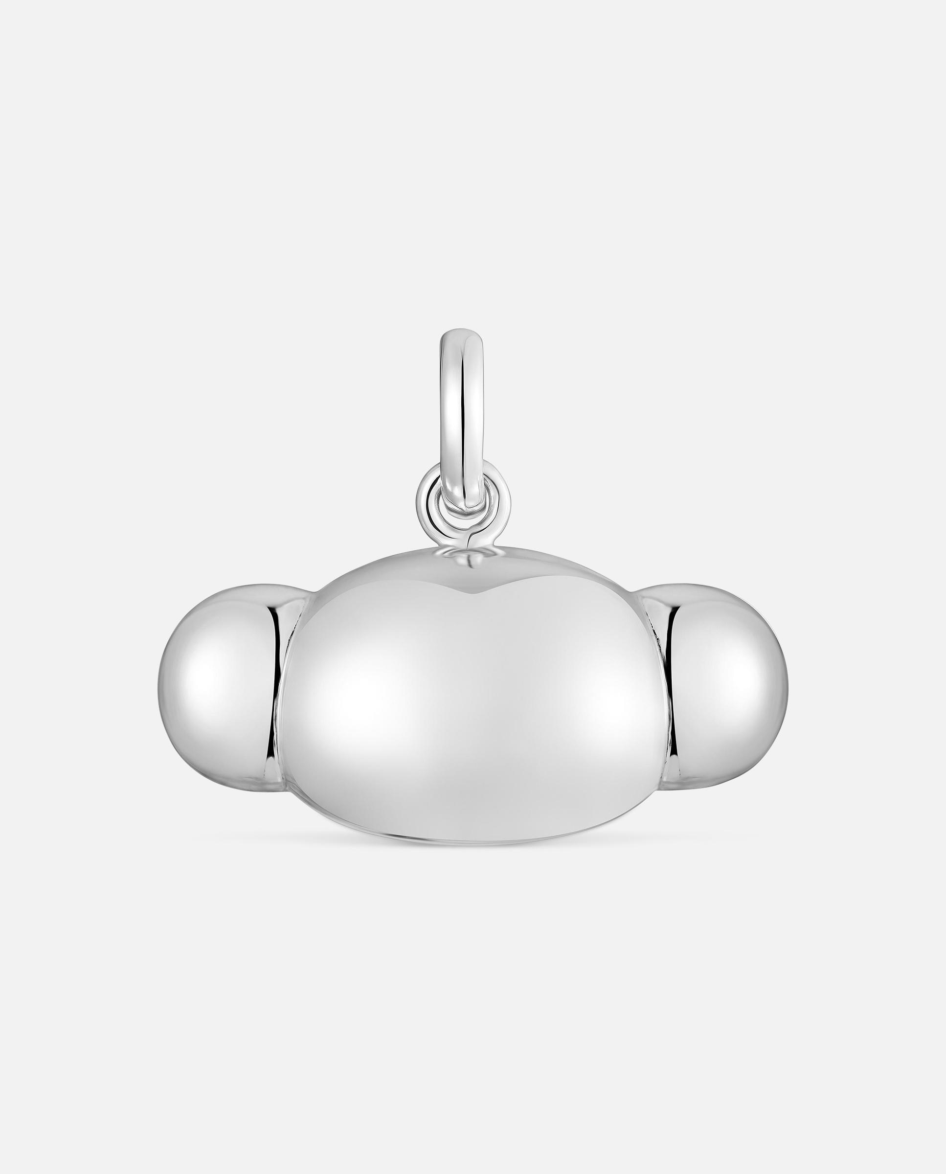 Colgante de plata head to tous - Plateado Plateado-1