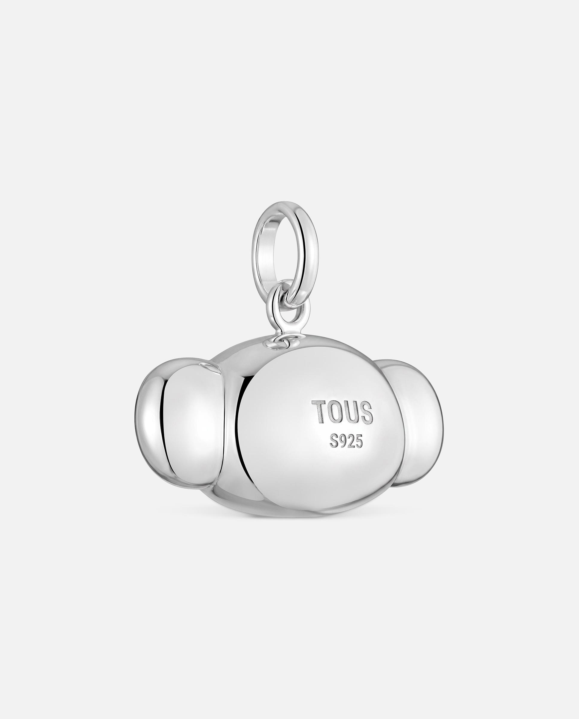 Colgante de plata head to tous - Plateado Plateado-3