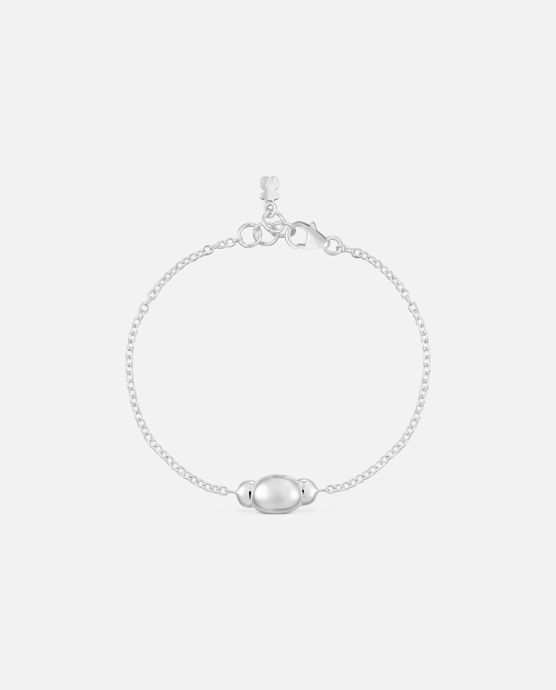 Pulsera cadena de plata head to tous - Plateado Plateado-2
