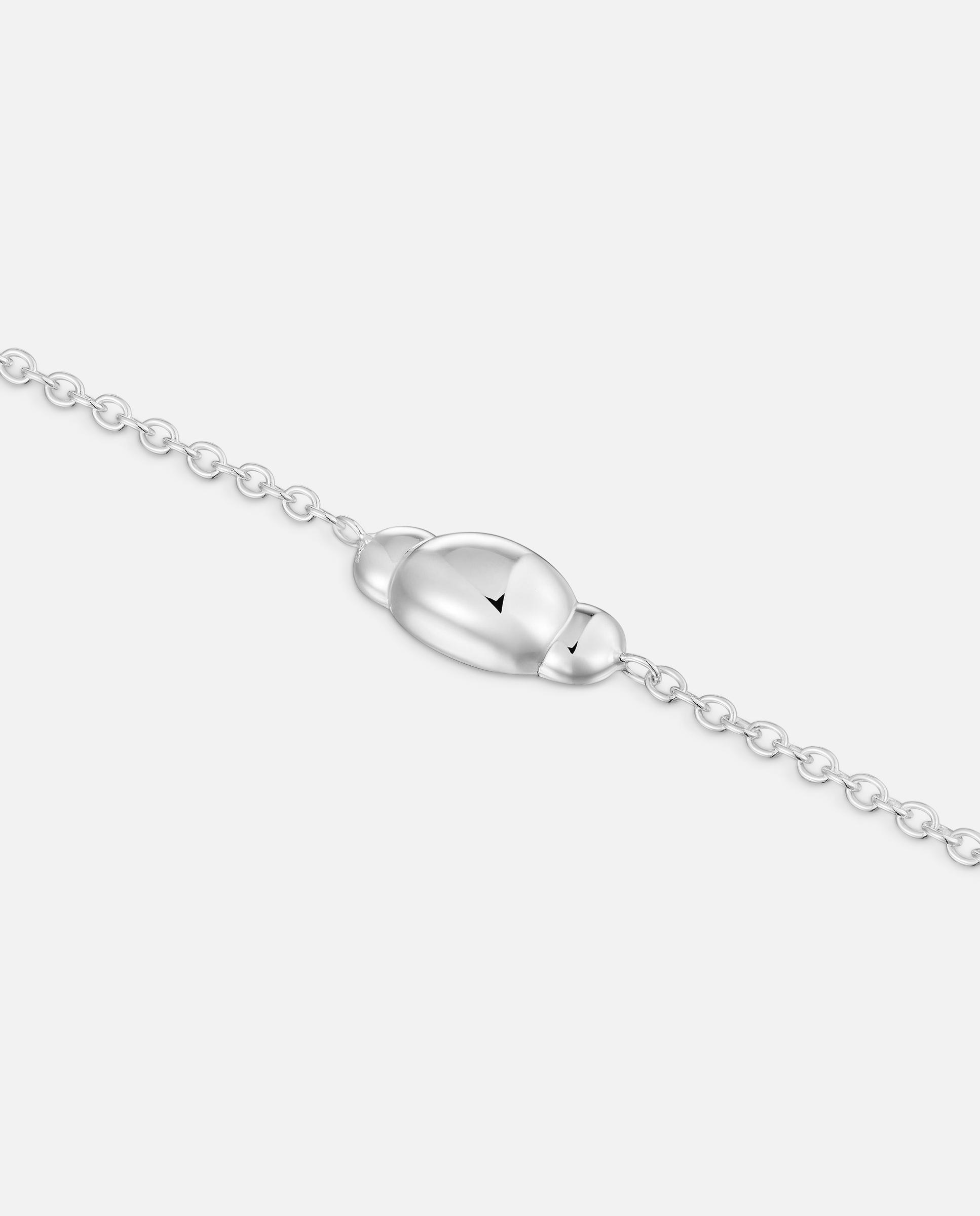 Pulsera cadena de plata head to tous - Plateado Plateado-3