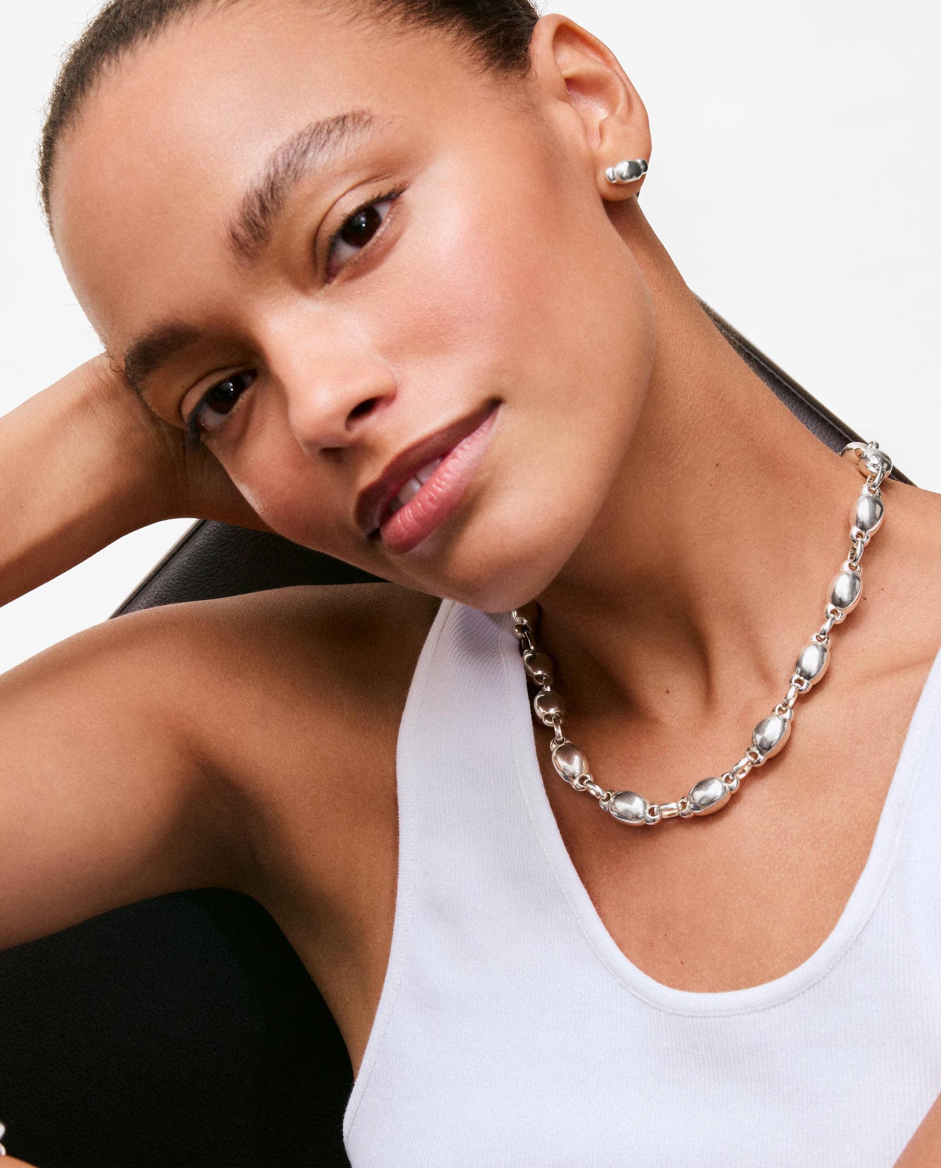 Collar de plata head to tous - Plateado Plateado-4
