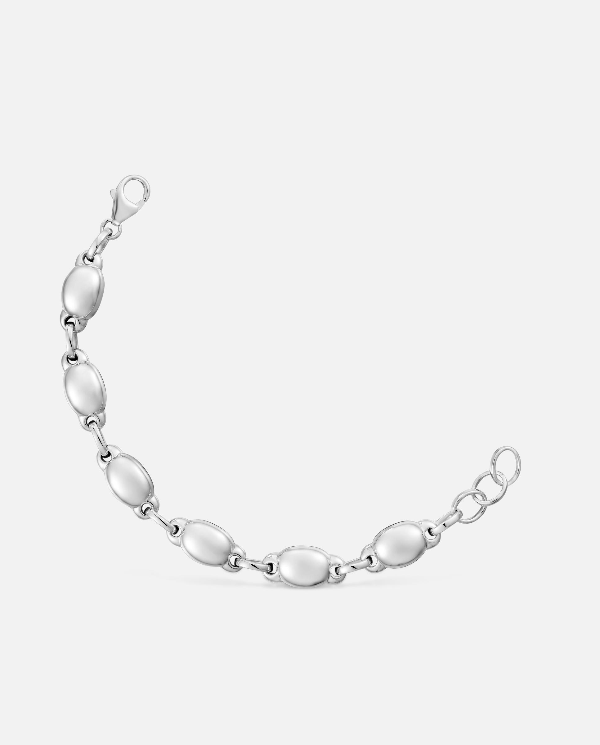 Imagen 0 de Pulsera de eslabones de plata head to tous Plateado