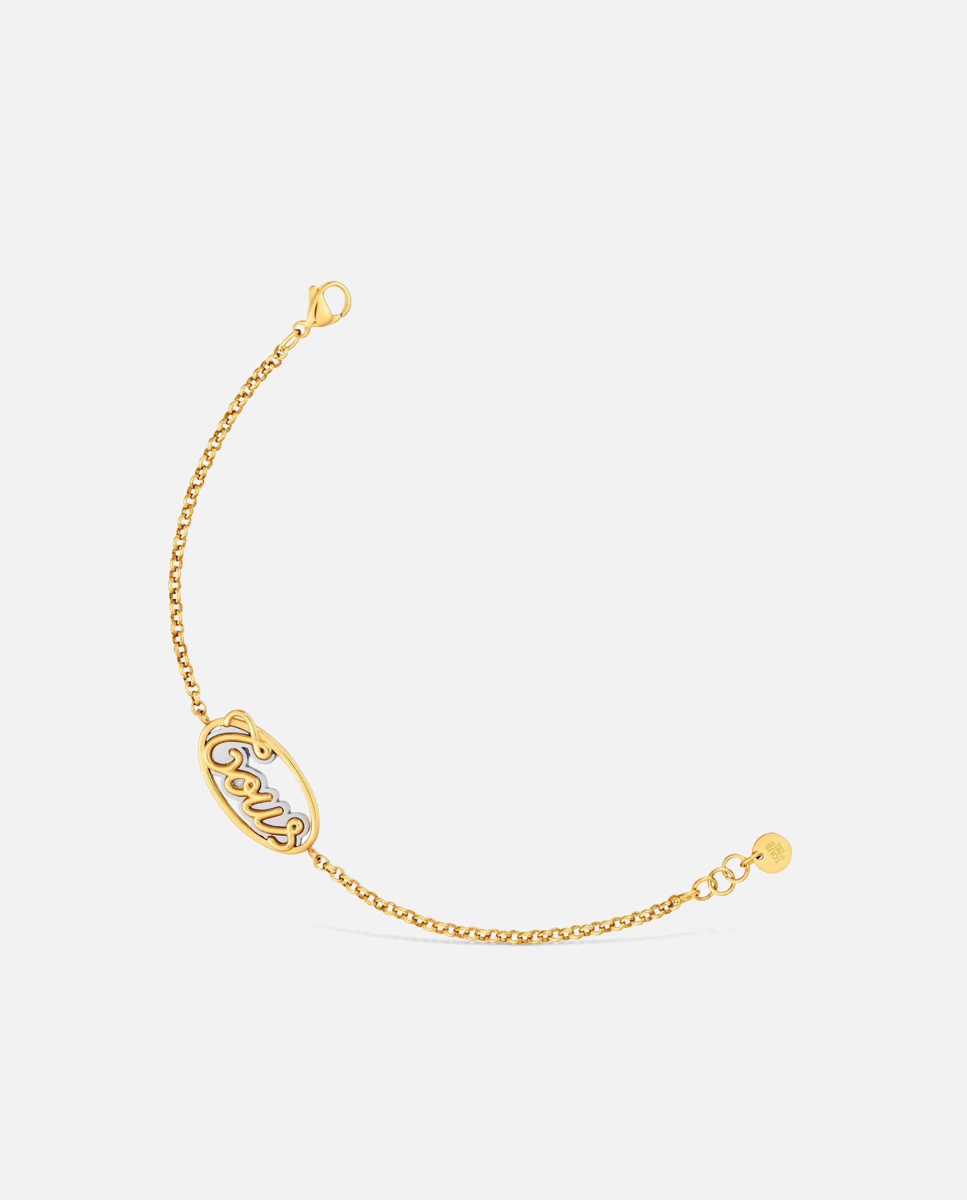 Imagen 1 de Pulsera de cadena tous charming en acero inoxidable Bicolor