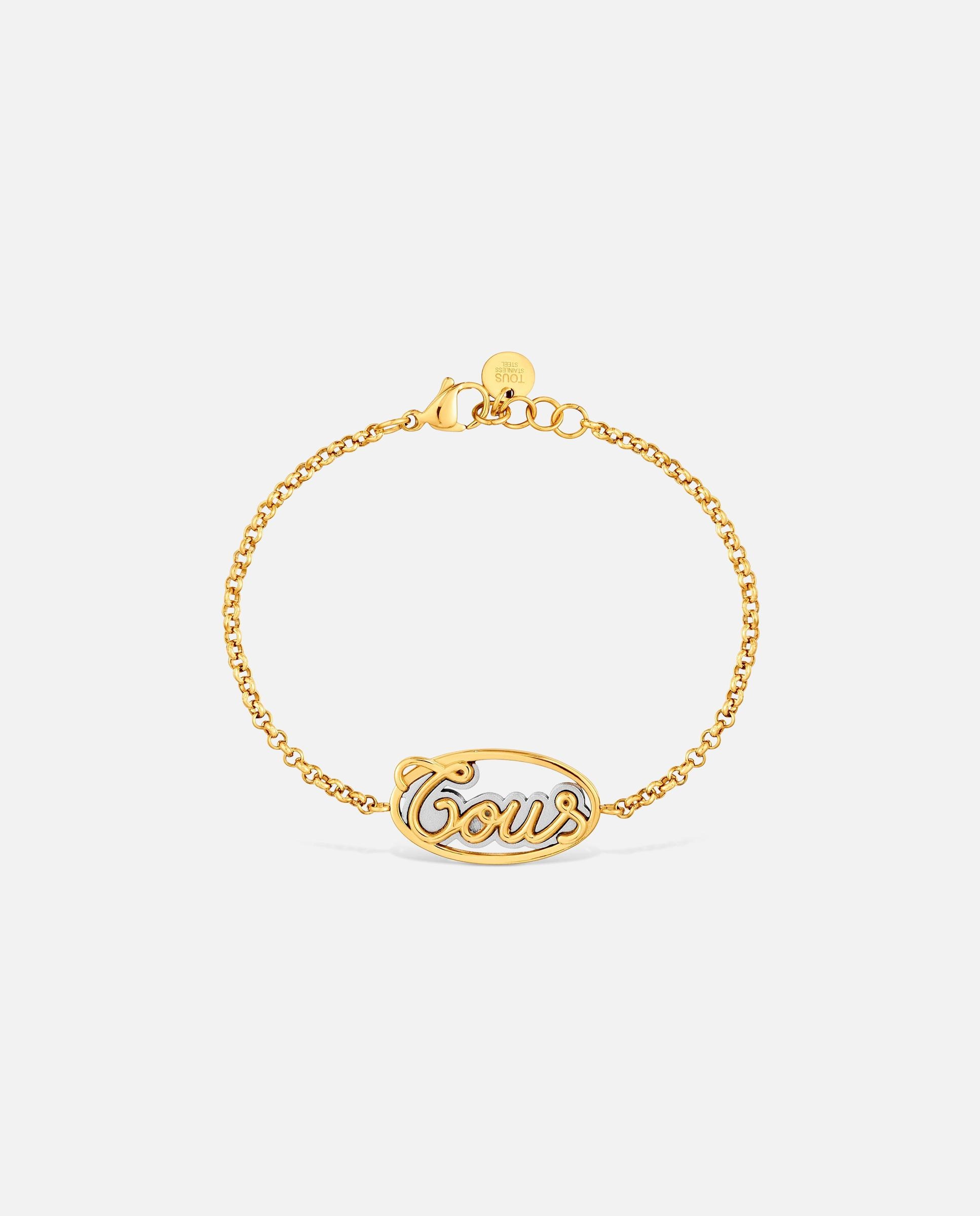 Imagen 2 de Pulsera de cadena tous charming en acero inoxidable - Bicolor Bicolor