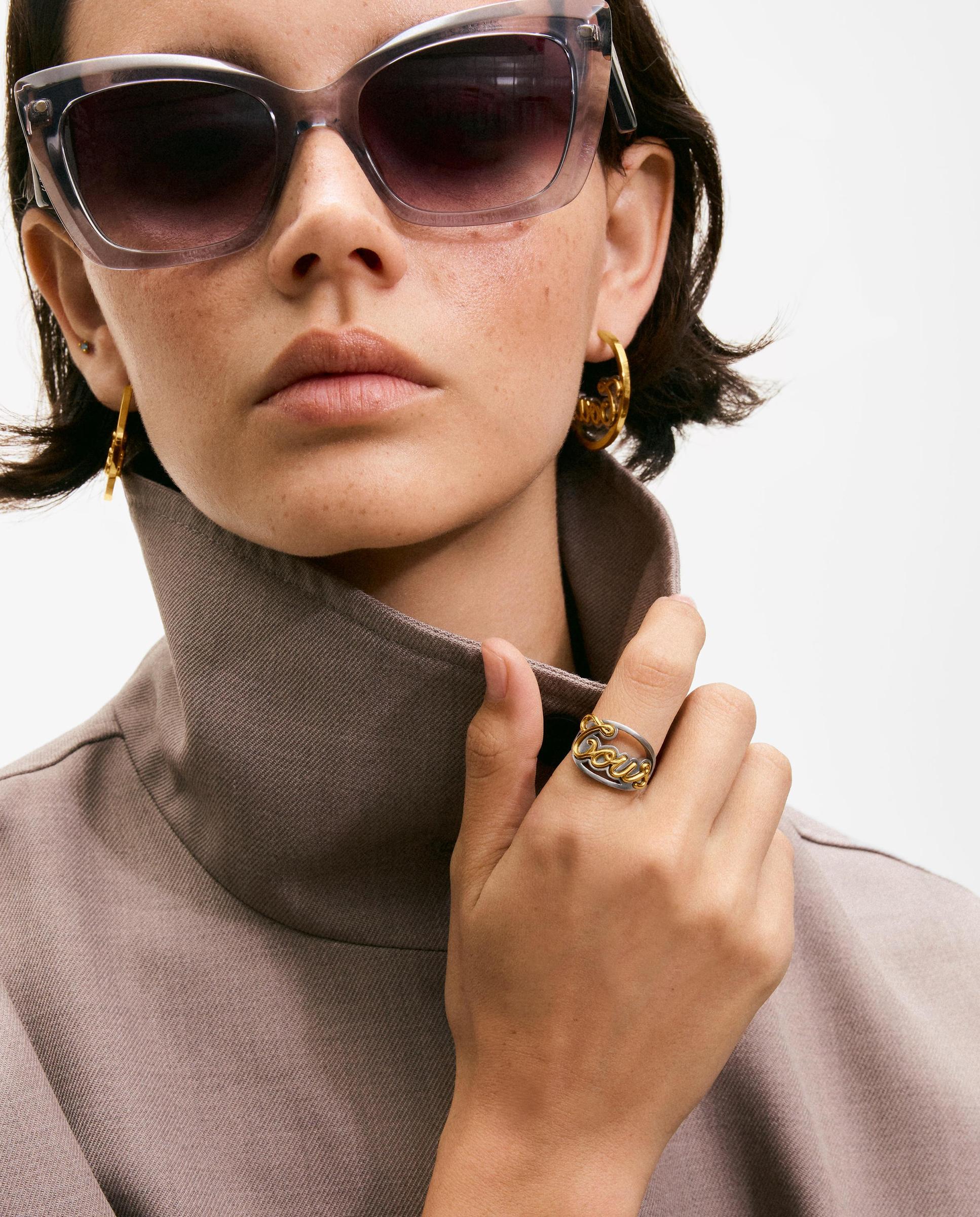 Imagen 5 de Anillo tous charming en acero inoxidable - Bicolor Bicolor