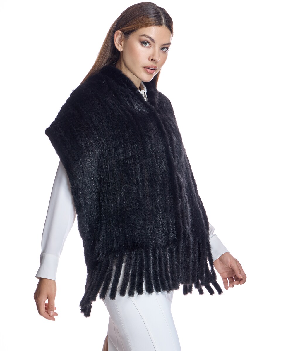 Visón Bufanda Negra El Corte Ingles Estola De Mujer De Pelo De