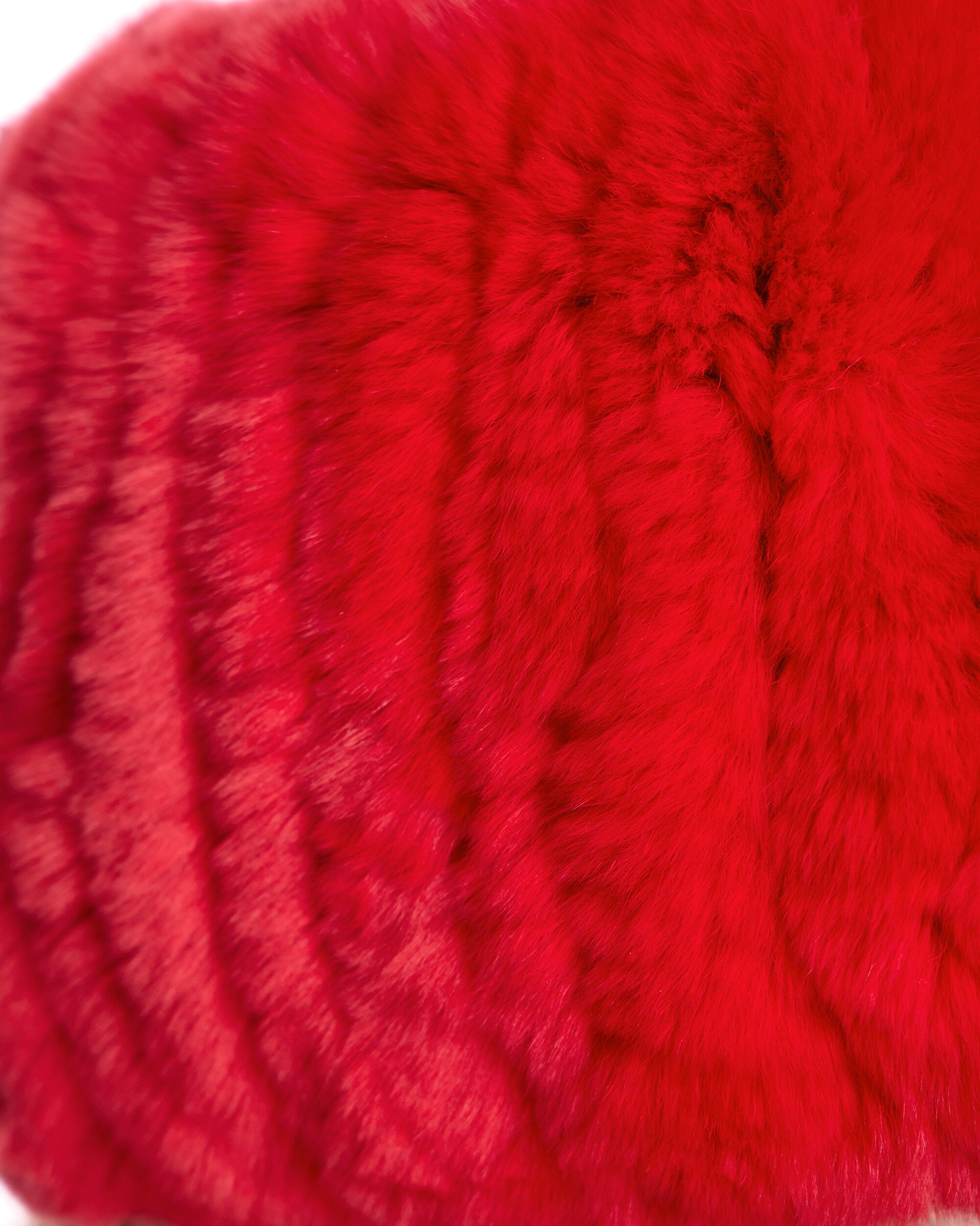 Cinta de pelo de rex tricotado en color - Maximilian - Rojo Rojo-2