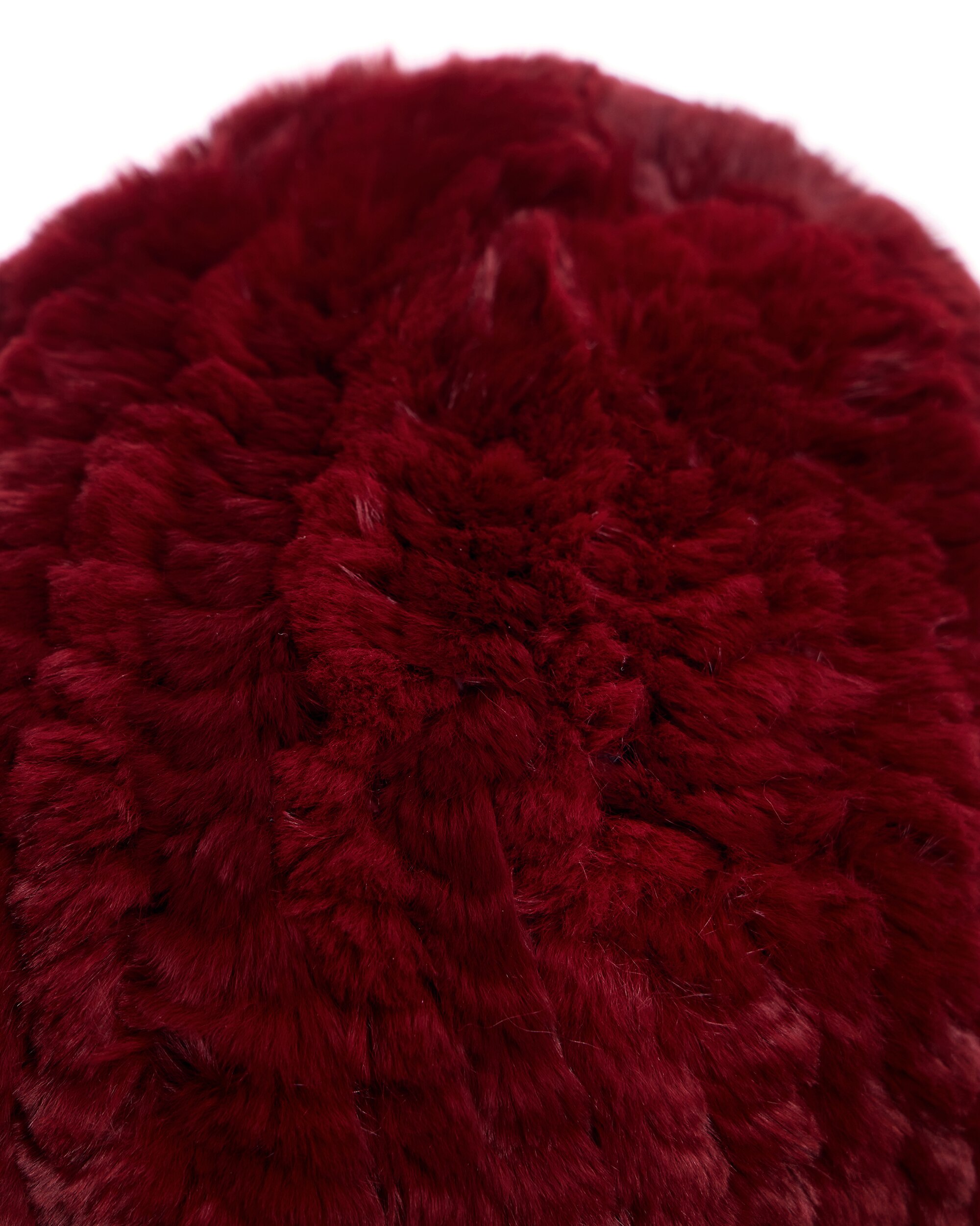 Gorro de pelo de rex en color granate - Maximilian - Burdeos Burdeos-2