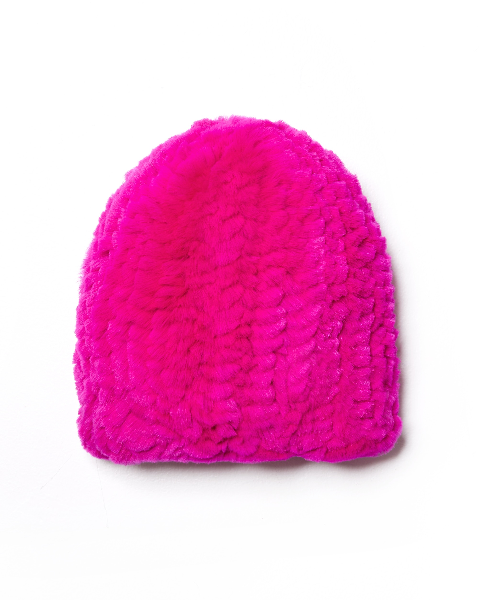 Gorro de pelo de rex en color - Maximilian - Fucsia Fucsia-1