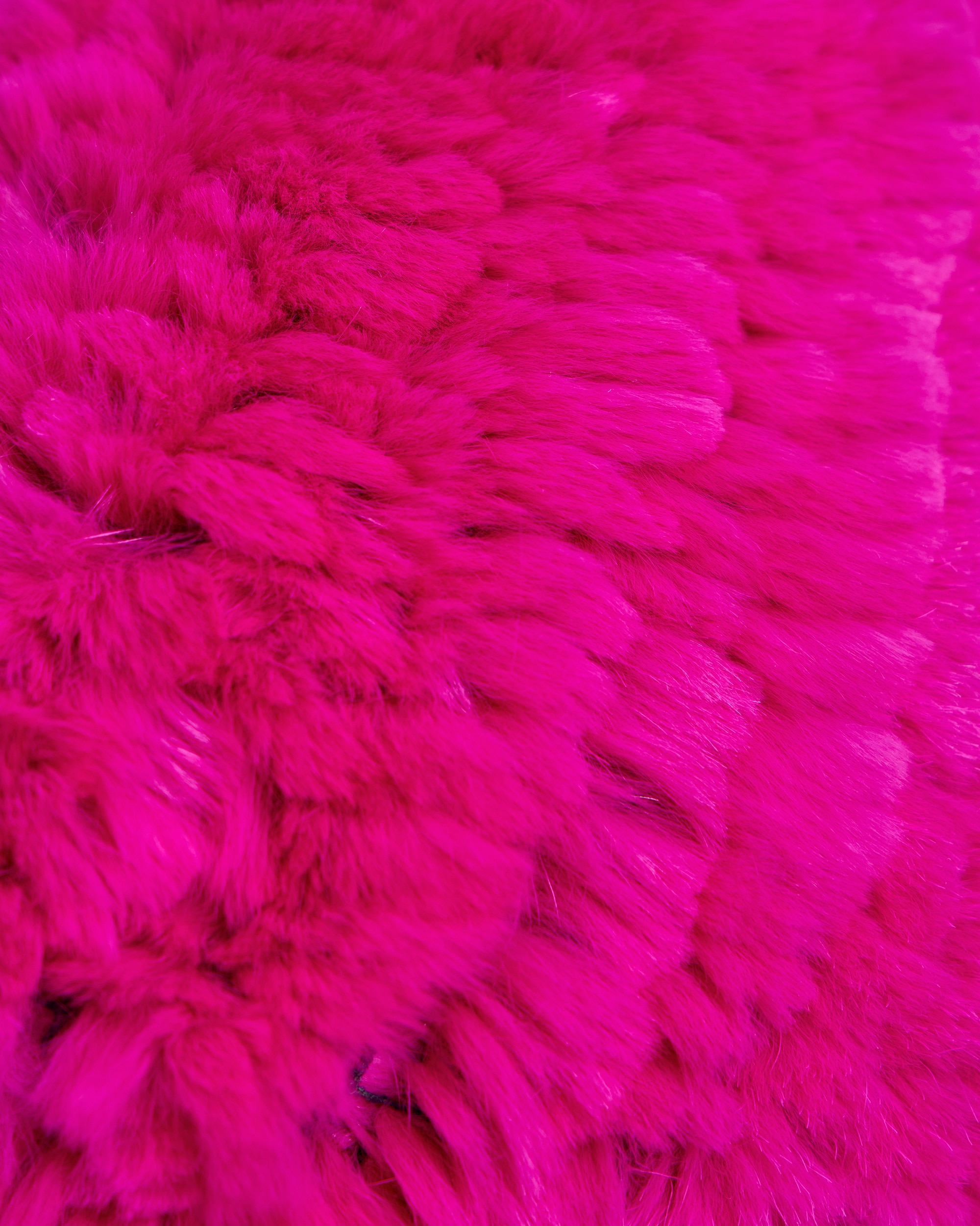 Gorro de pelo de rex en color - Maximilian - Fucsia Fucsia-2