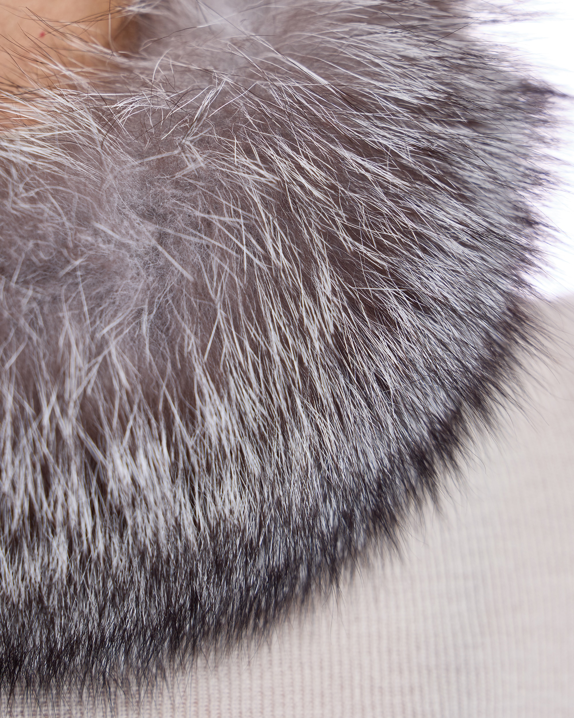 Imagen 2 de Cinta de pelo de zorro en color - Maximilian - Gris Gris